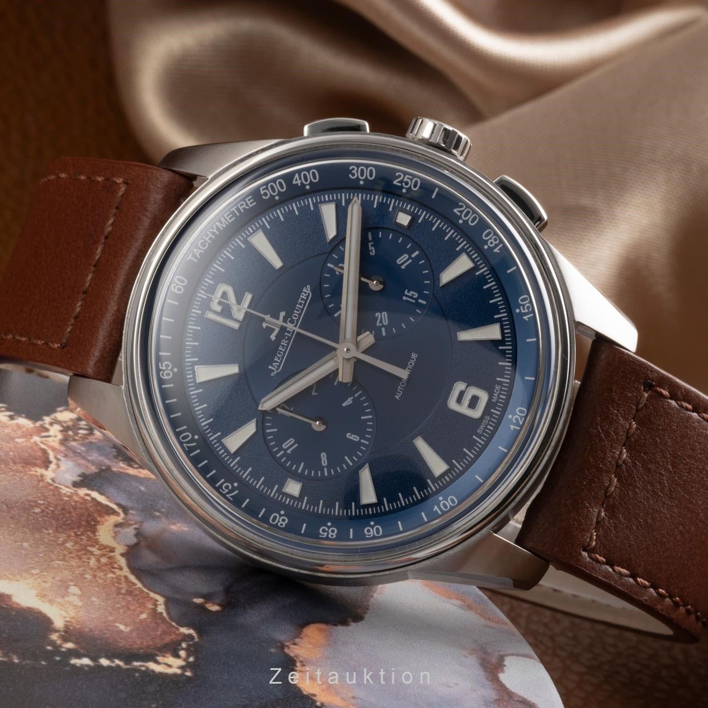 Jaeger-LeCoultre Polaris Q9028480 (Onbekend (willekeurig serienummer)) - Blauw wijzerplaat 42mm Staal (2/8)