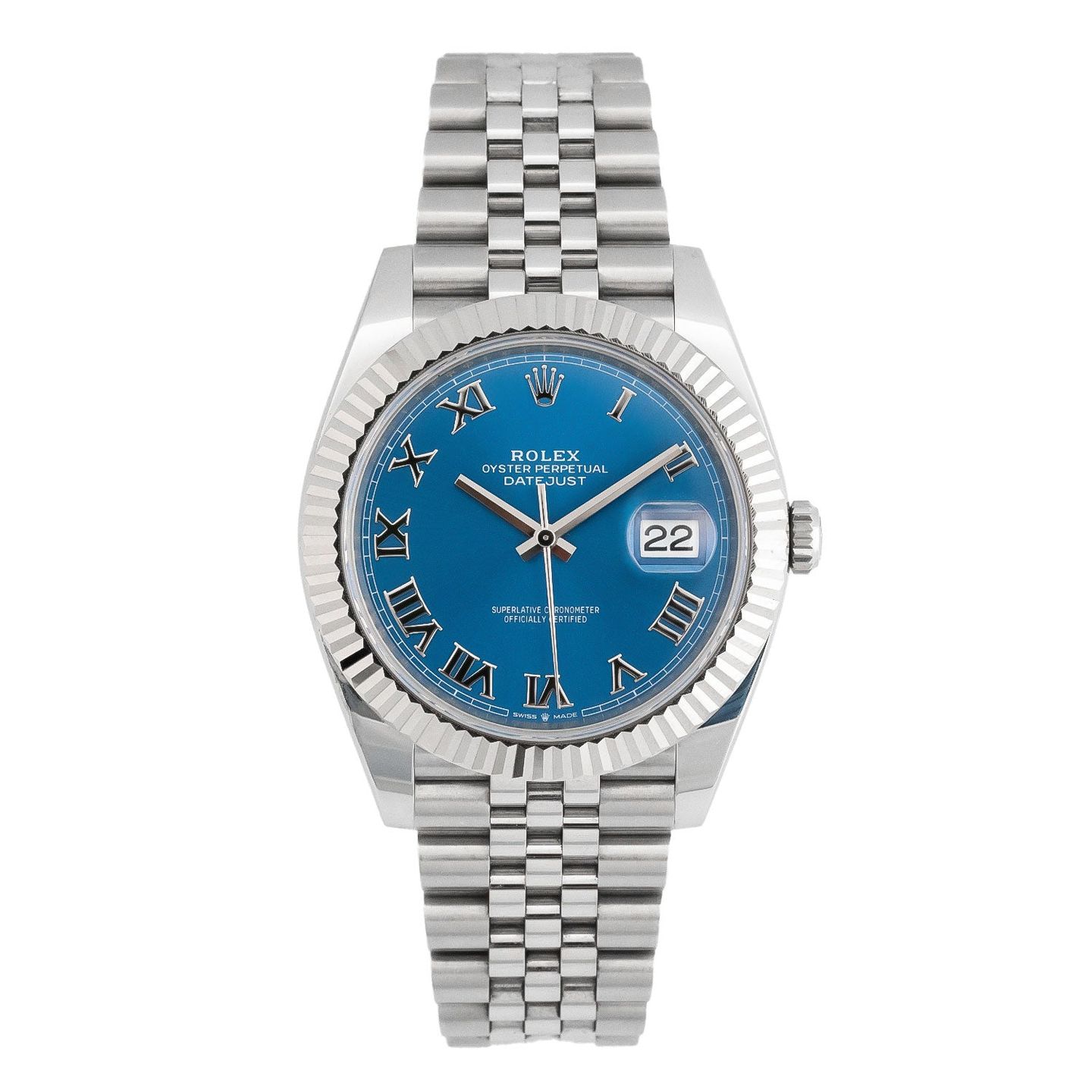 Rolex Datejust 41 126334 (2024) - Blauw wijzerplaat 41mm Staal (1/5)