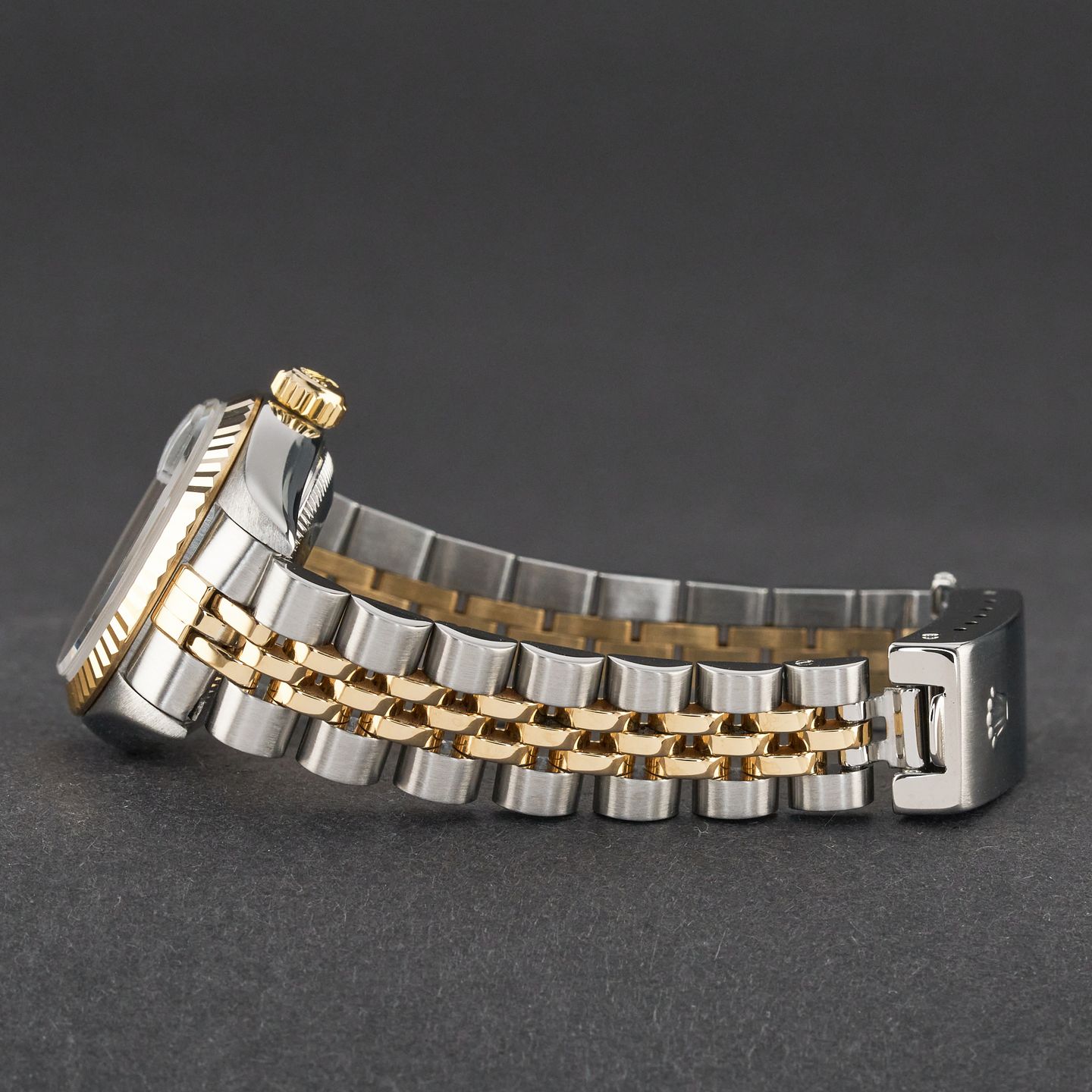 Rolex Lady-Datejust 79173 (2000) - Black dial 26 mm Gold/Steel case (5/8)