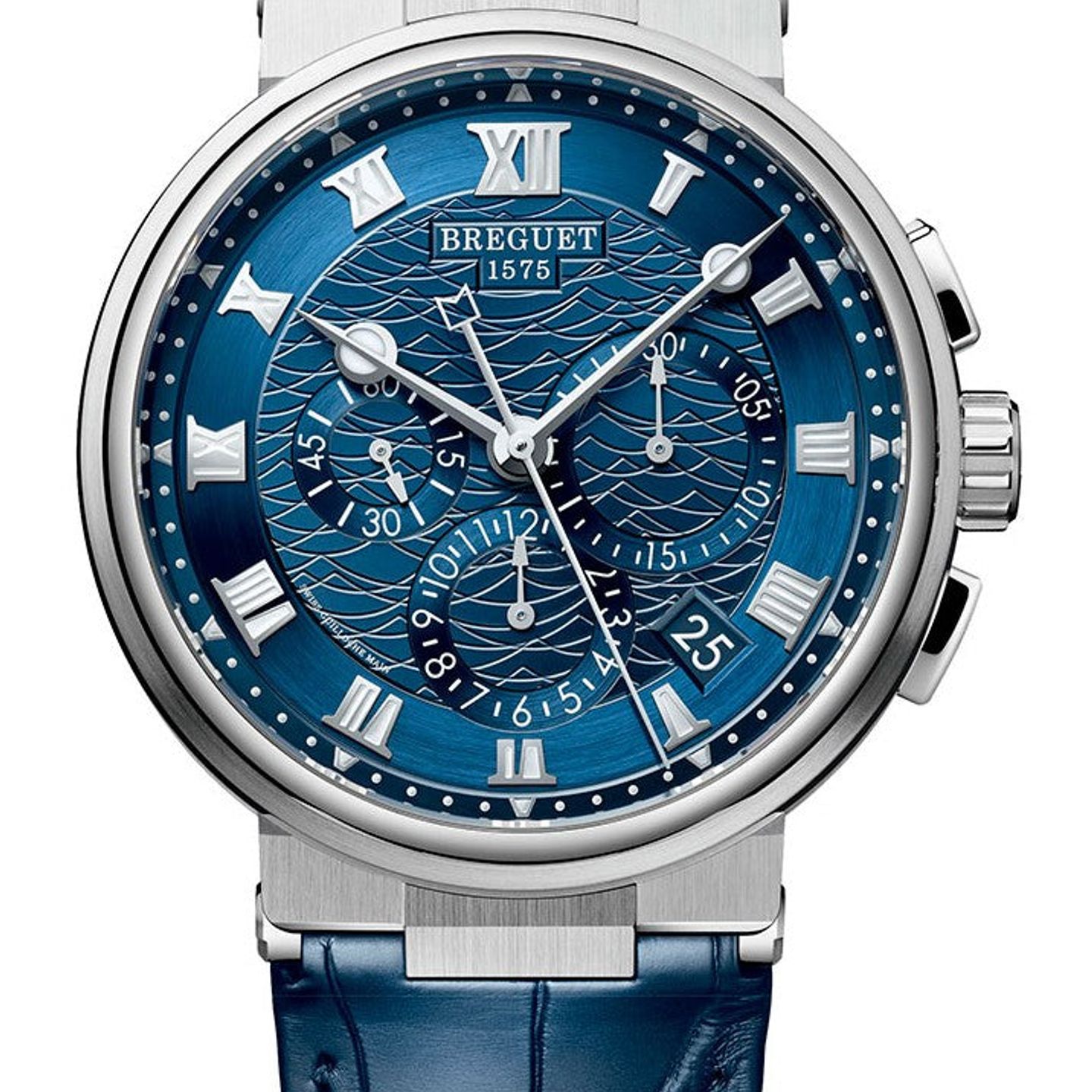 Breguet Marine 5527BB/Y2/9WV (2026) - Blue dial 42 mm White Gold case (1/1)
