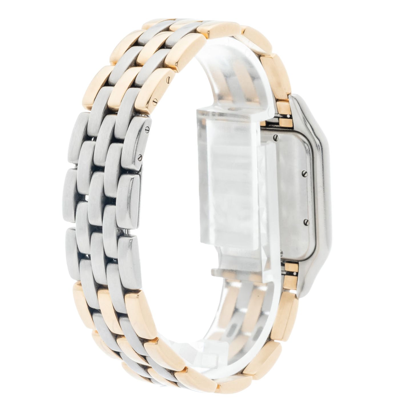 Cartier Panthère 187957 (Unknown (random serial)) - White dial 40 mm Gold/Steel case (4/5)