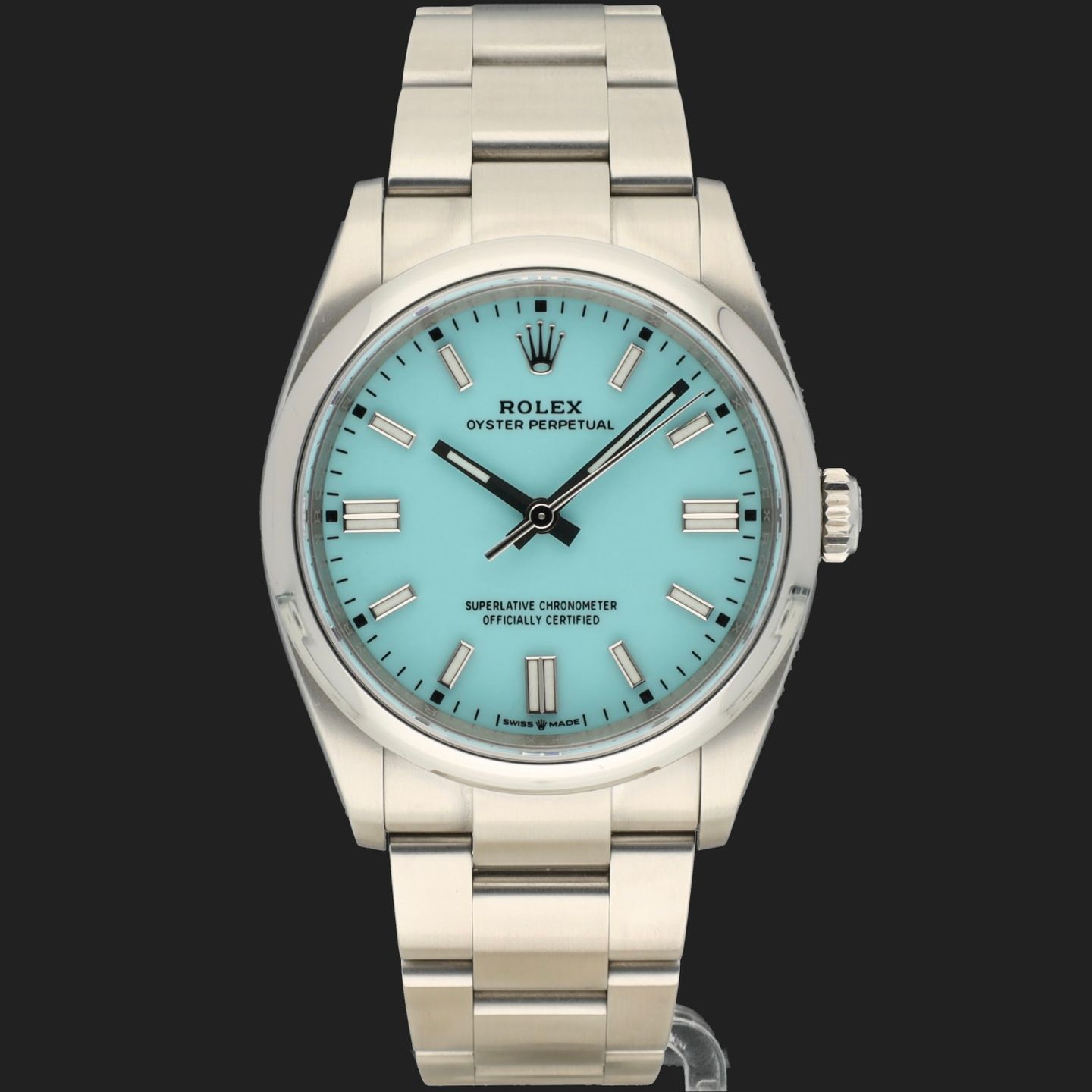 Rolex Oyster Perpetual 36 126000 (2023) - Blue dial 36 mm Steel case (3/8)