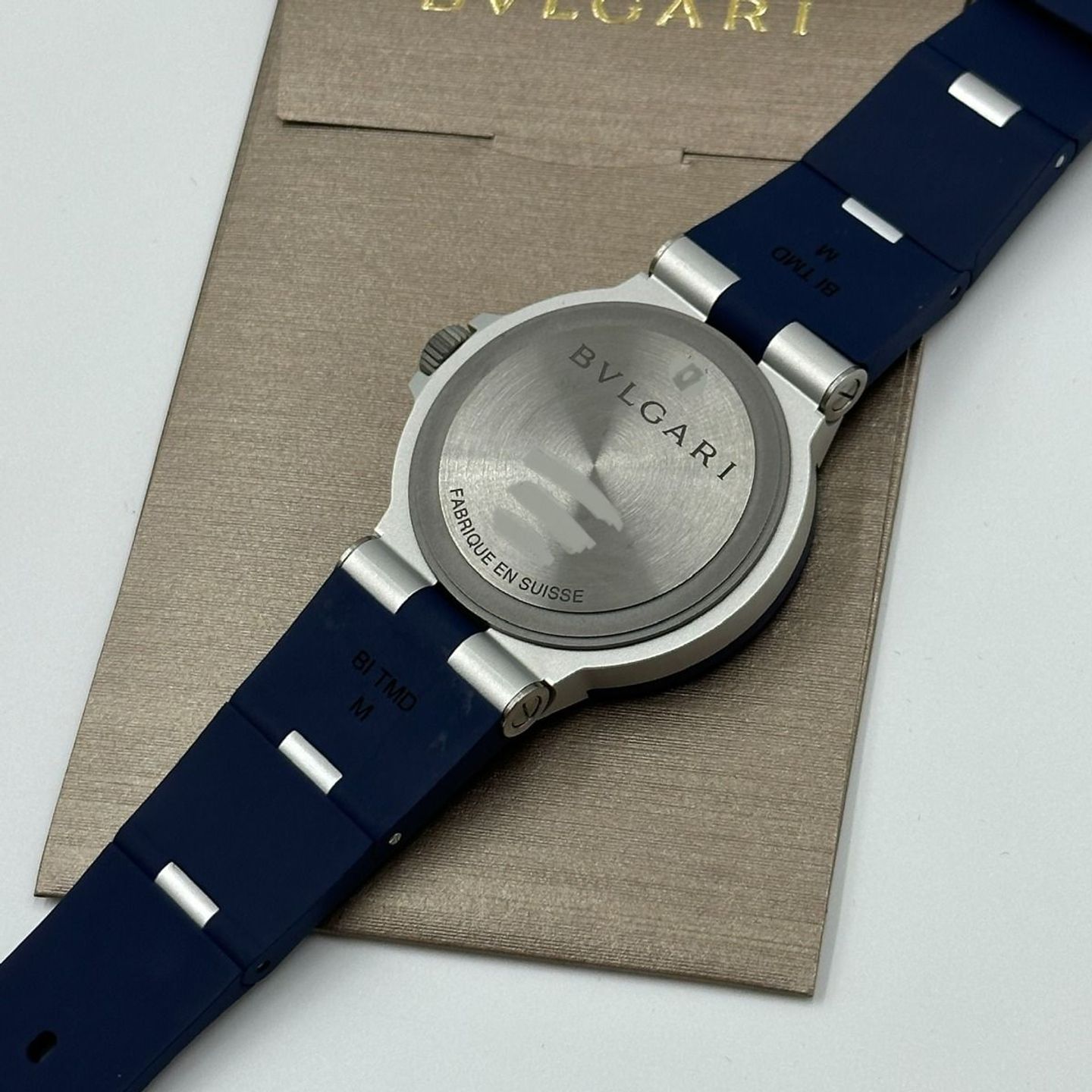 Bulgari Bulgari 103554 (2023) - Blue dial 40 mm Titanium case (6/8)