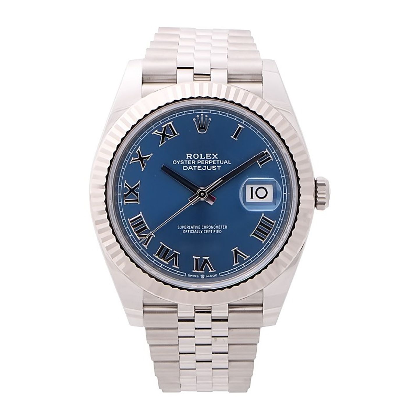 Rolex Datejust 41 126334 (2024) - Blue dial 41 mm Steel case (1/4)