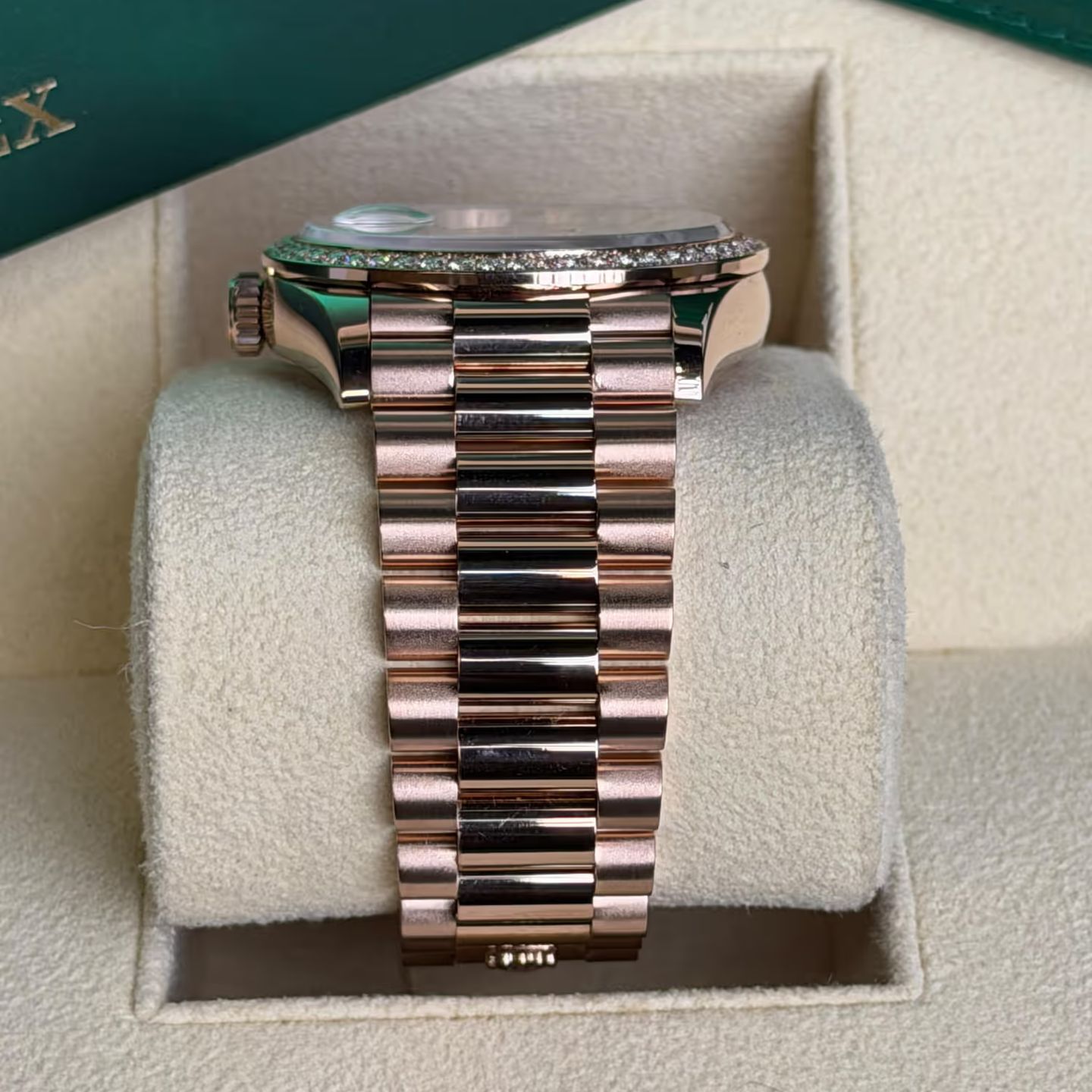 Rolex Day-Date 36 128235 (2020) - Diamond dial 36 mm Rose Gold case (8/8)