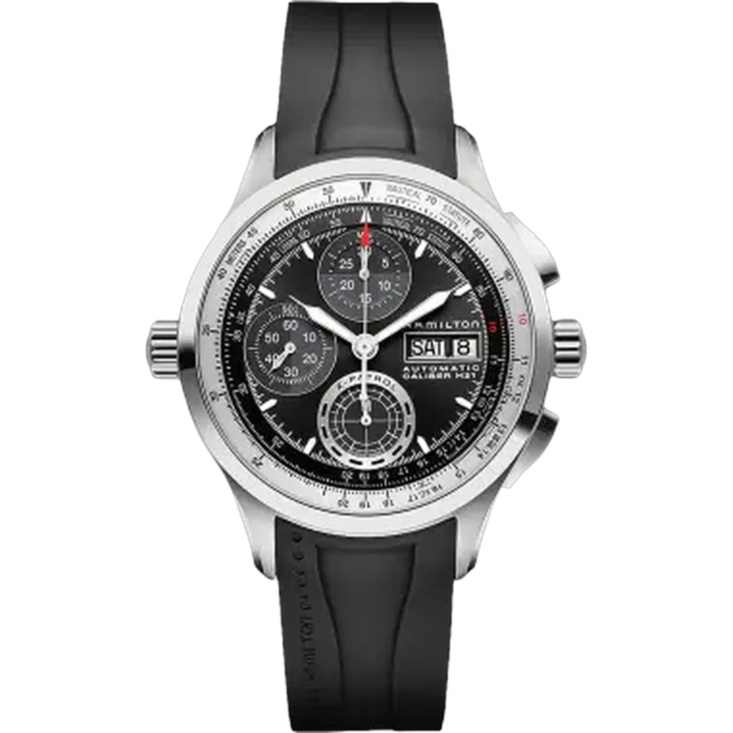 Hamilton Khaki X-Patrol H76556331 (2025) - Zwart wijzerplaat 42mm Staal (1/1)