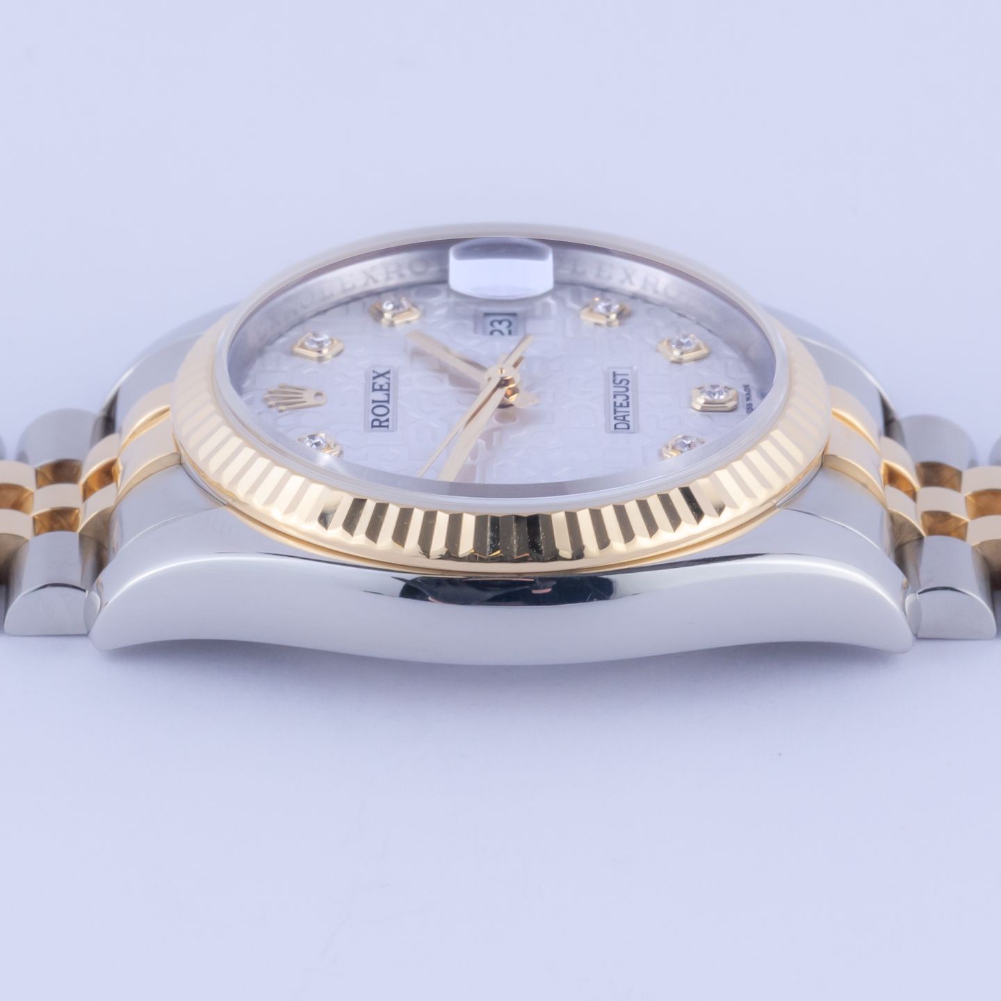 Rolex Datejust 36 116233 (2006) - Silver dial 36 mm Gold/Steel case (5/8)