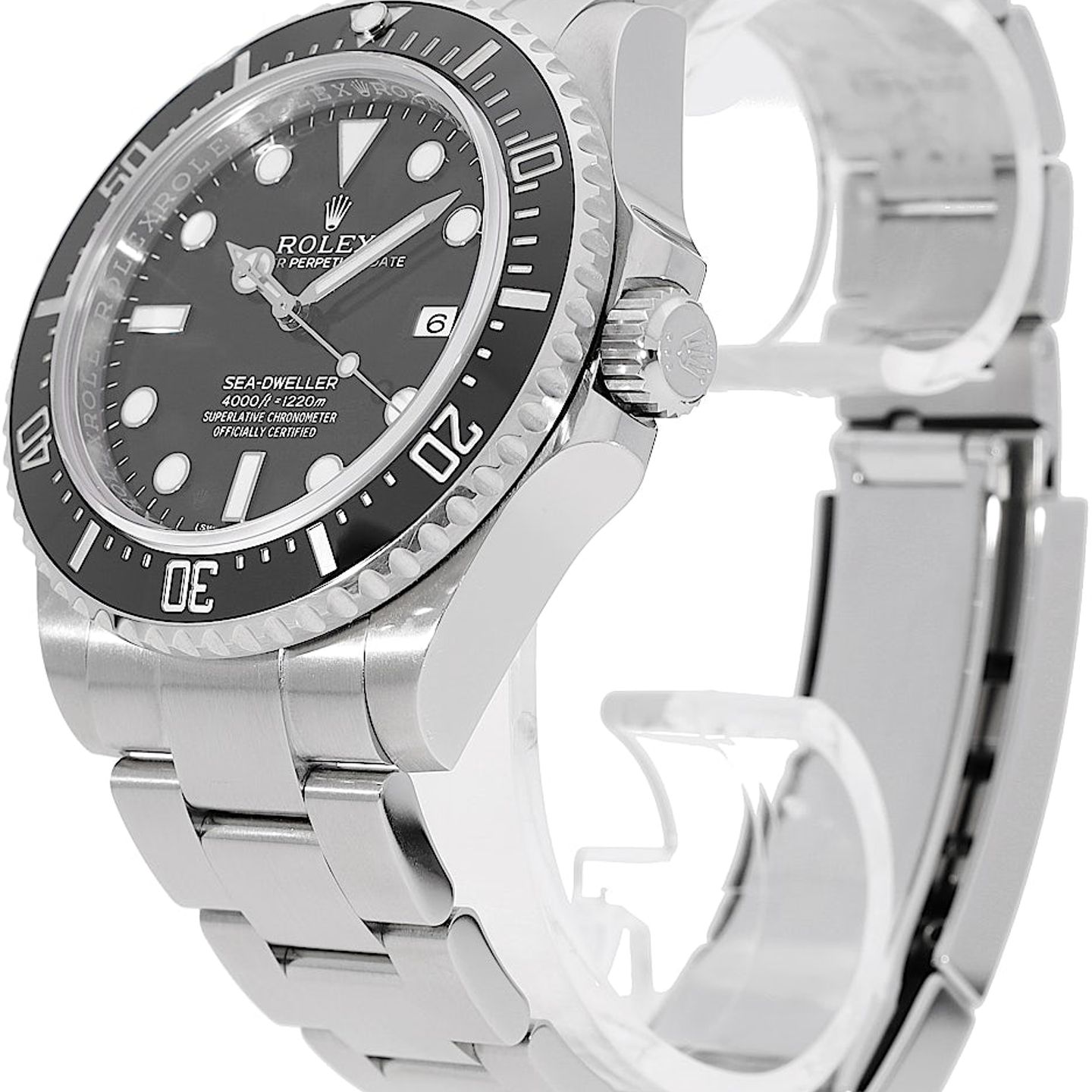 Rolex Sea-Dweller 4000 116600 (2015) - Zwart wijzerplaat 40mm Staal (3/5)