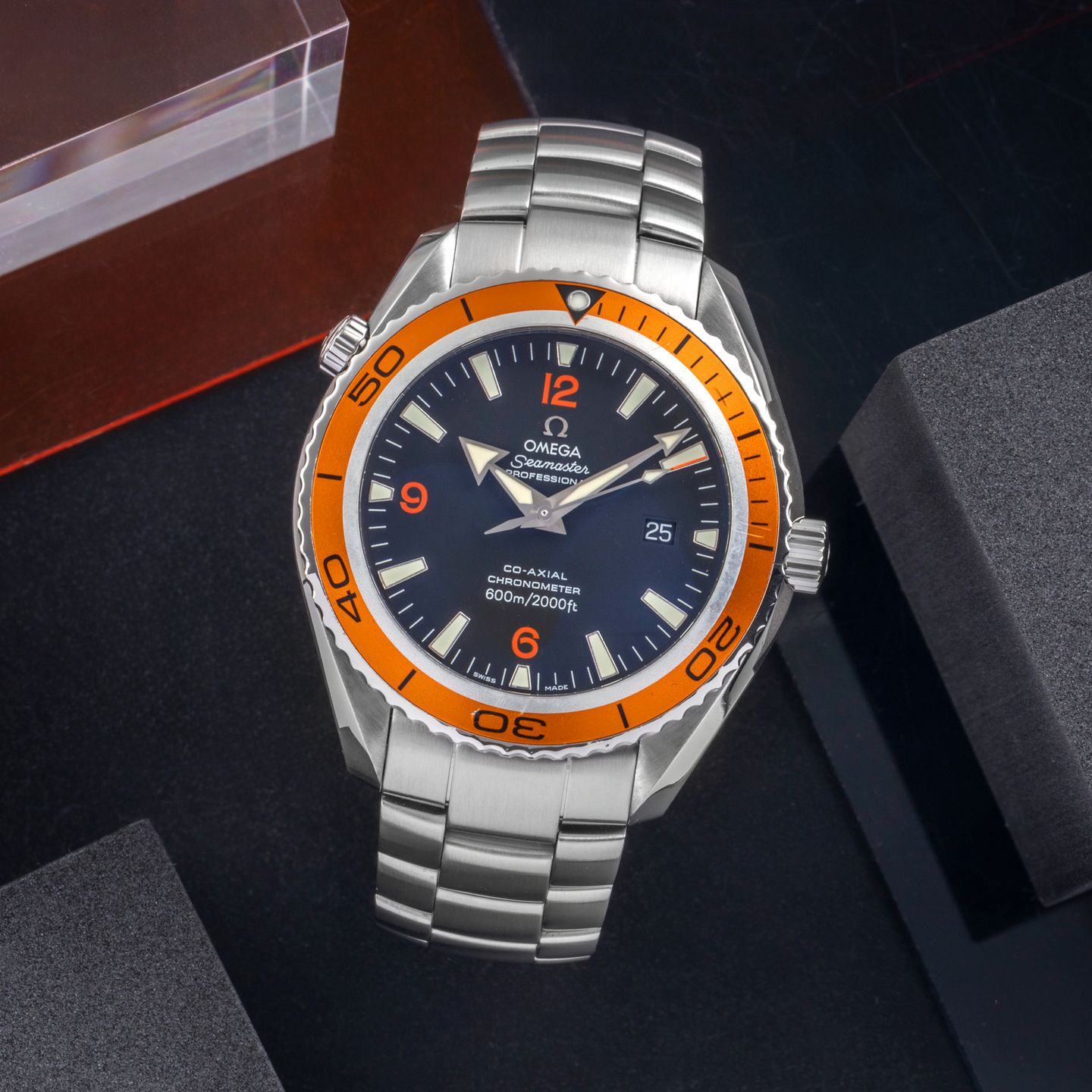 Omega Seamaster Planet Ocean 2208.50.00 (Unknown (random serial)) - Black dial 46 mm Steel case (1/8)