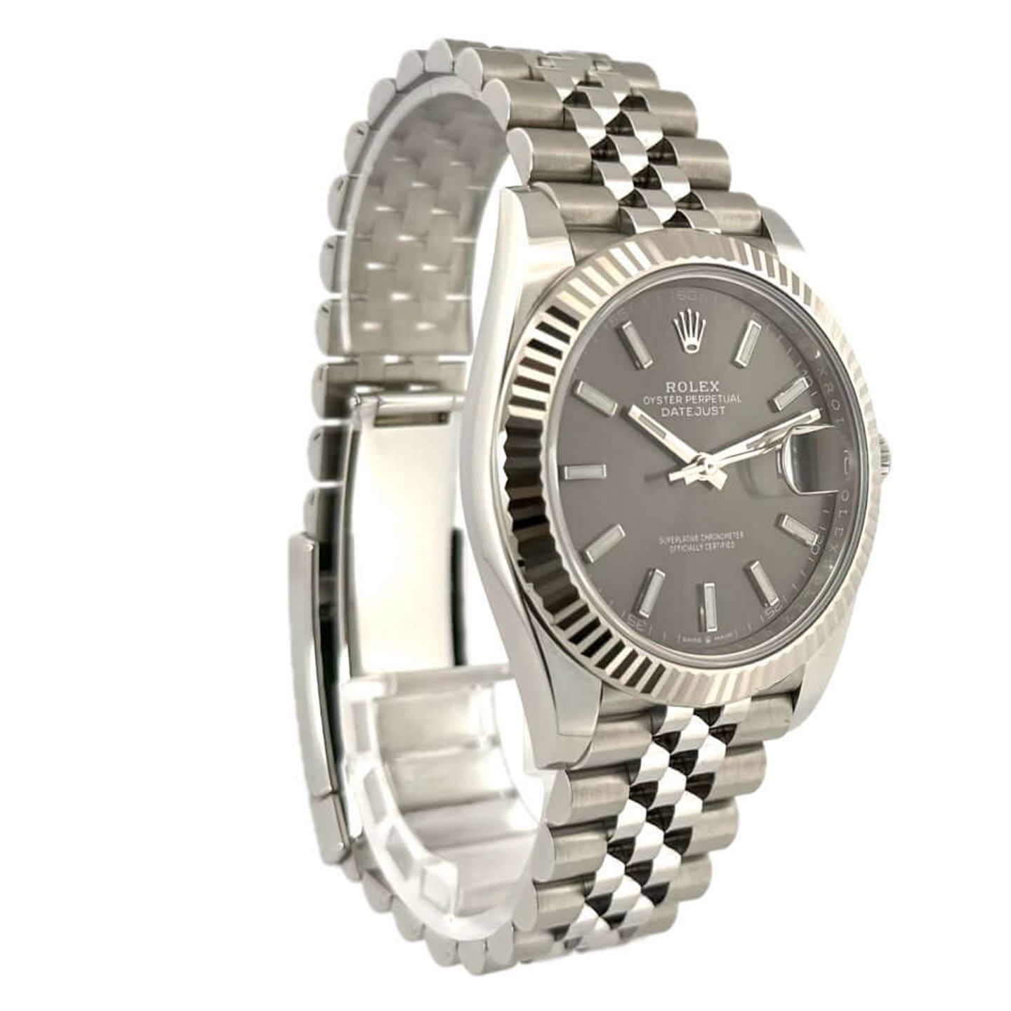 Rolex Datejust 41 126334 (2022) - Grijs wijzerplaat 41mm Staal (3/7)