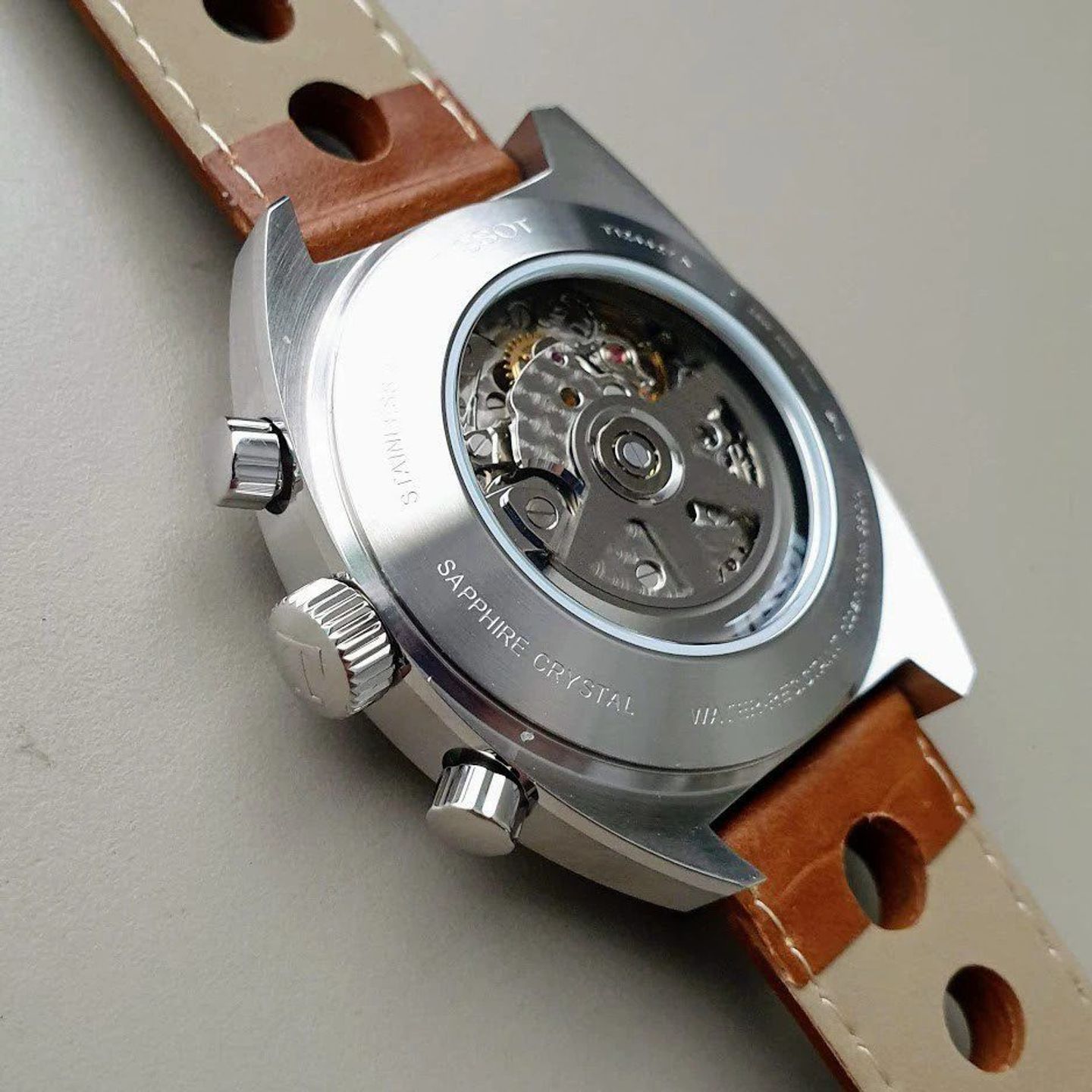 Tissot Heritage T124.427.16.031.01 (2025) - Silver dial 43 mm Steel case (7/8)