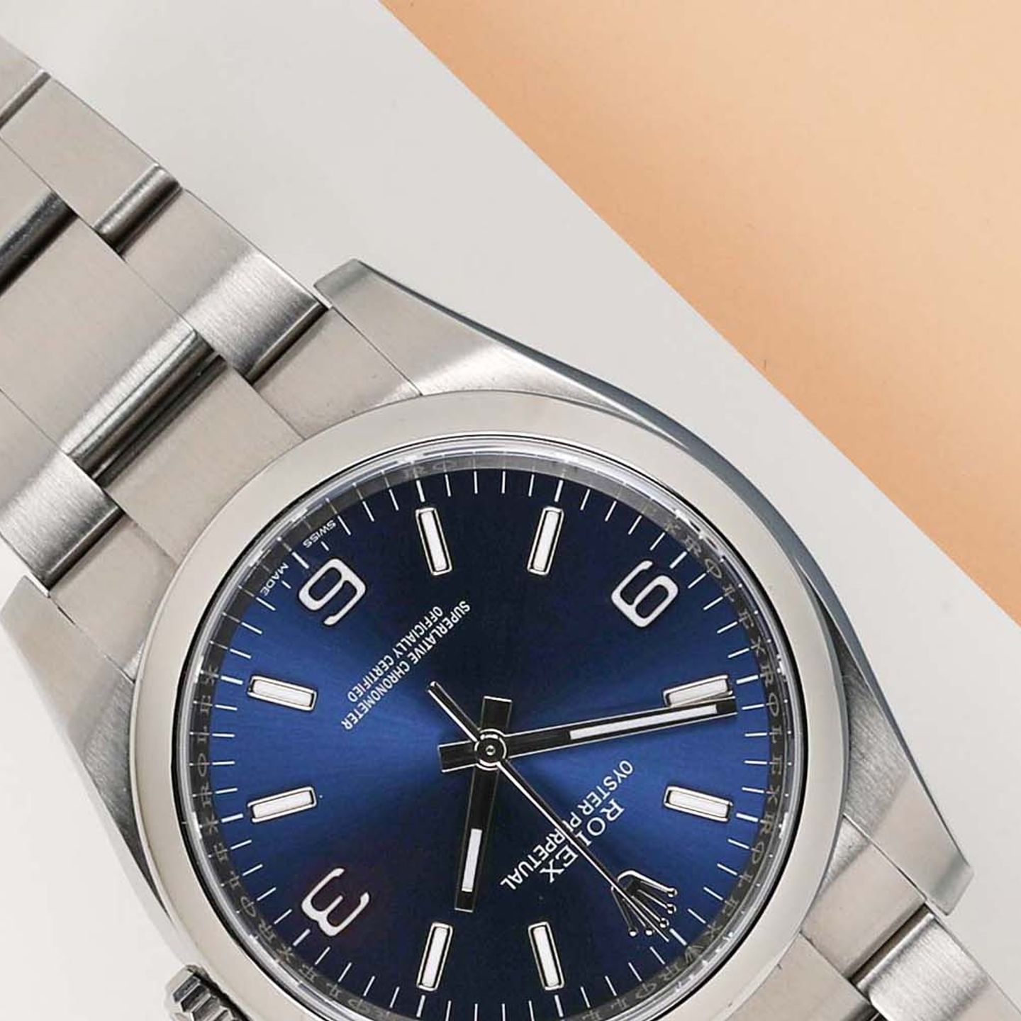 Rolex Oyster Perpetual 36 116000 (2019) - Blue dial 36 mm Steel case (3/7)