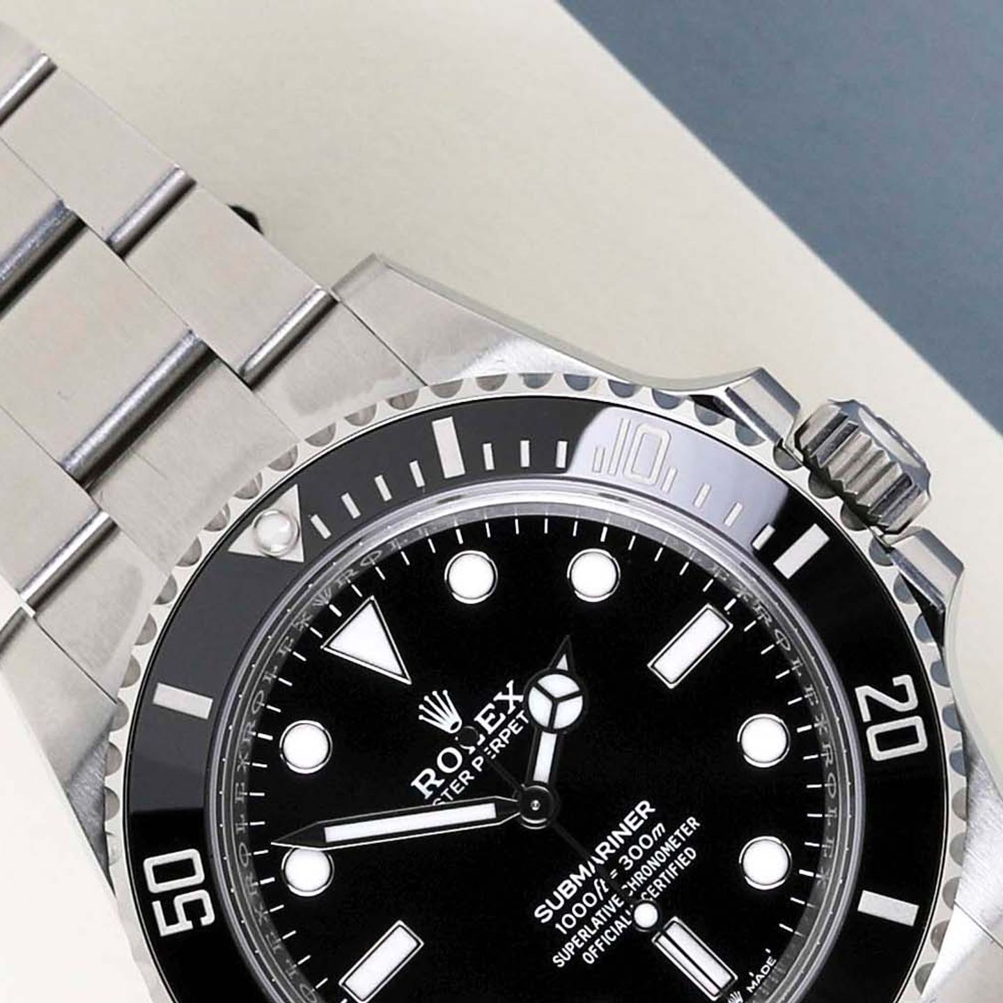 Rolex Submariner No Date 124060 (2024) - Zwart wijzerplaat 41mm Staal (3/8)