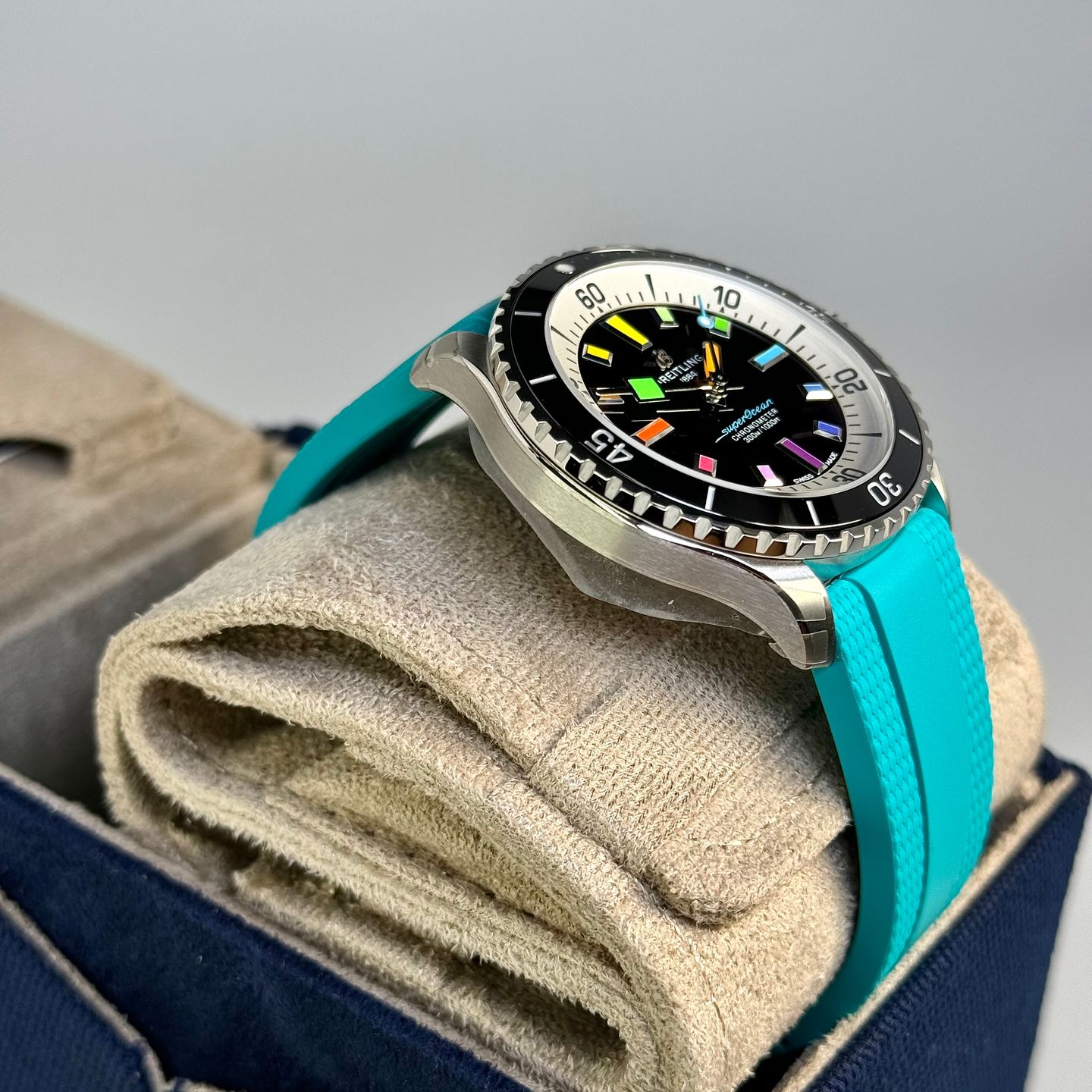 Breitling Superocean 42 A17375211B2S2 (2024) - Zwart wijzerplaat Onbekend Staal (6/8)