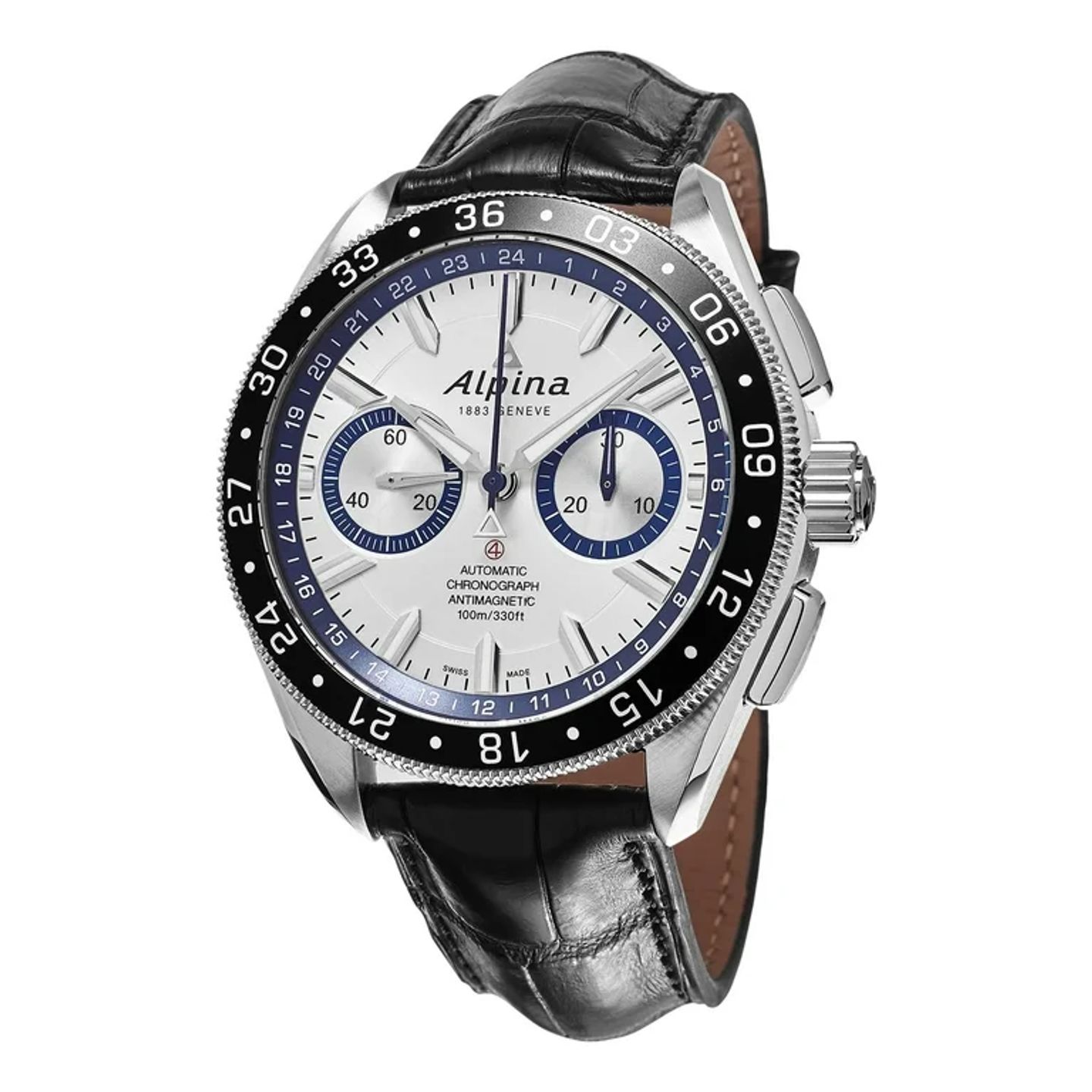 Alpina Alpiner AL-860AD5AQ6 (2024) - Zilver wijzerplaat 44mm Staal (1/4)