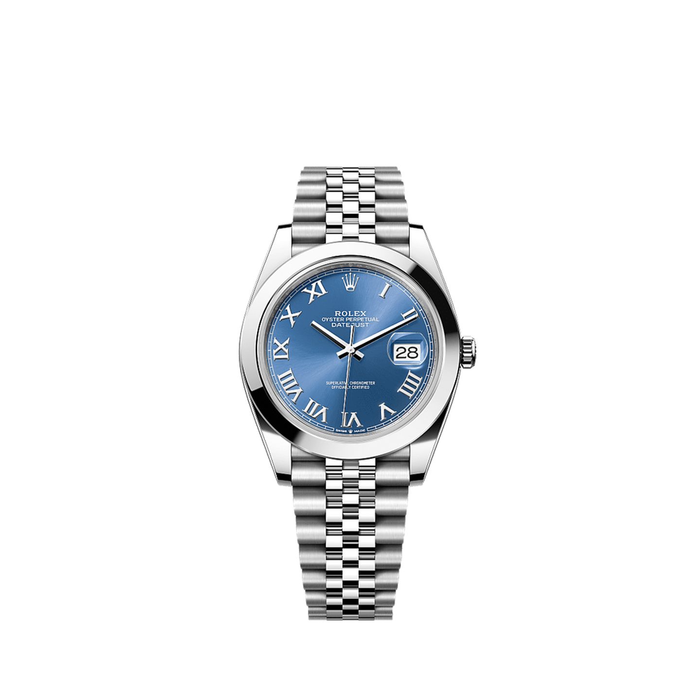 Rolex Datejust 41 126300 (2025) - Blauw wijzerplaat 41mm Staal (1/1)