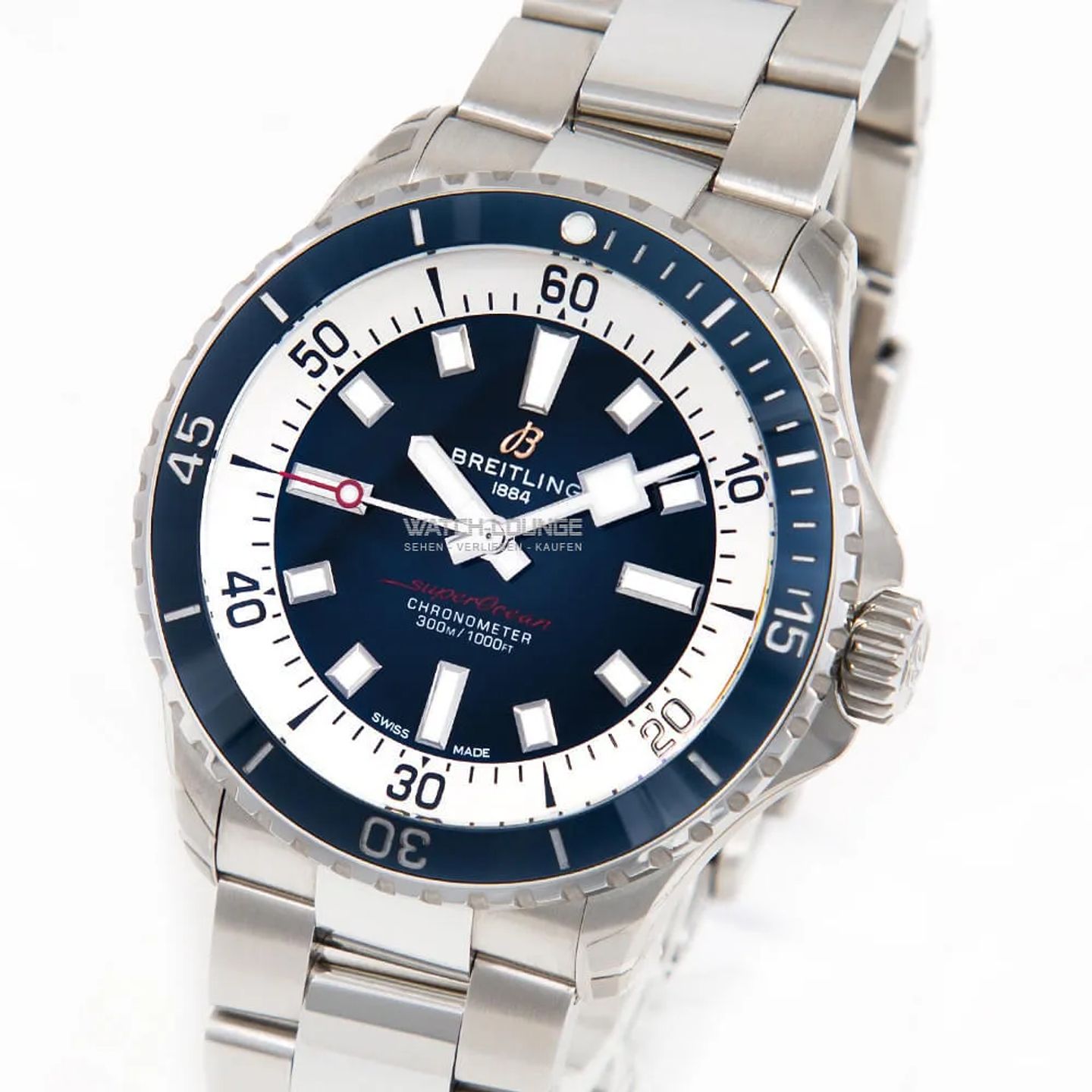 Breitling Superocean 42 A17375E71C1A1 (2025) - Blue dial 42 mm Steel case (1/8)