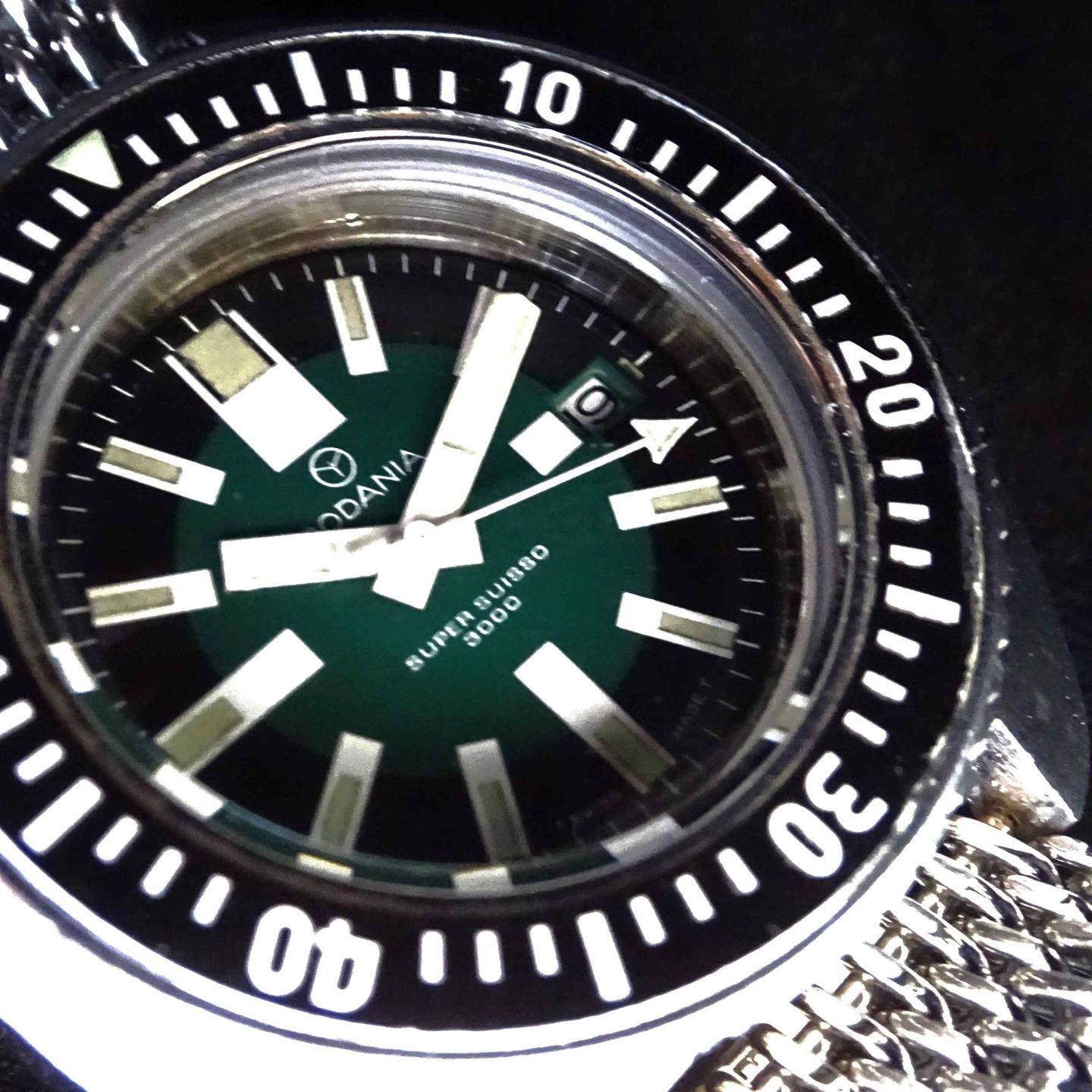 Rodania Vintage 2372.2 (1972) - Zwart wijzerplaat 45mm Staal (8/8)