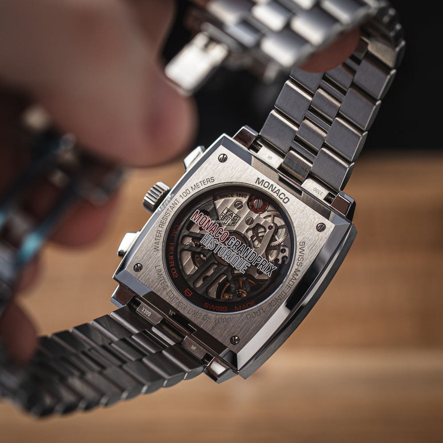 TAG Heuer Monaco CBL2114.FC6486 (Unknown (random serial)) - Silver dial 39 mm Steel case (7/8)