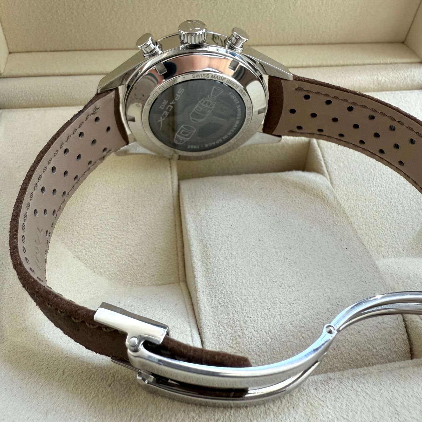 TAG Heuer Carrera Calibre 1887 CAR2015.FC6321 (2013) - Silver dial 43 mm Steel case (34/34)