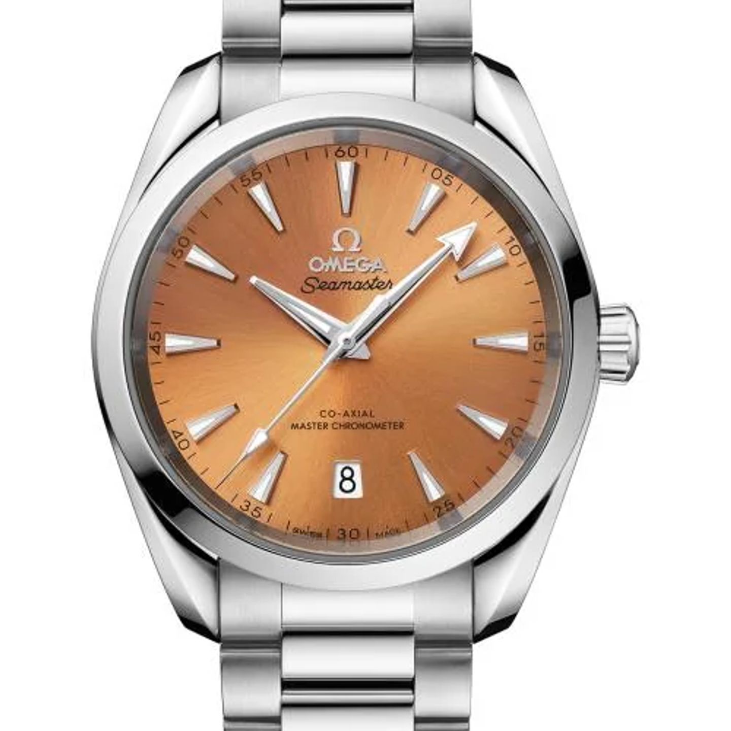 Omega Seamaster Aqua Terra 220.10.38.20.12.001 (2026) - Oranje wijzerplaat 38mm Staal (1/1)