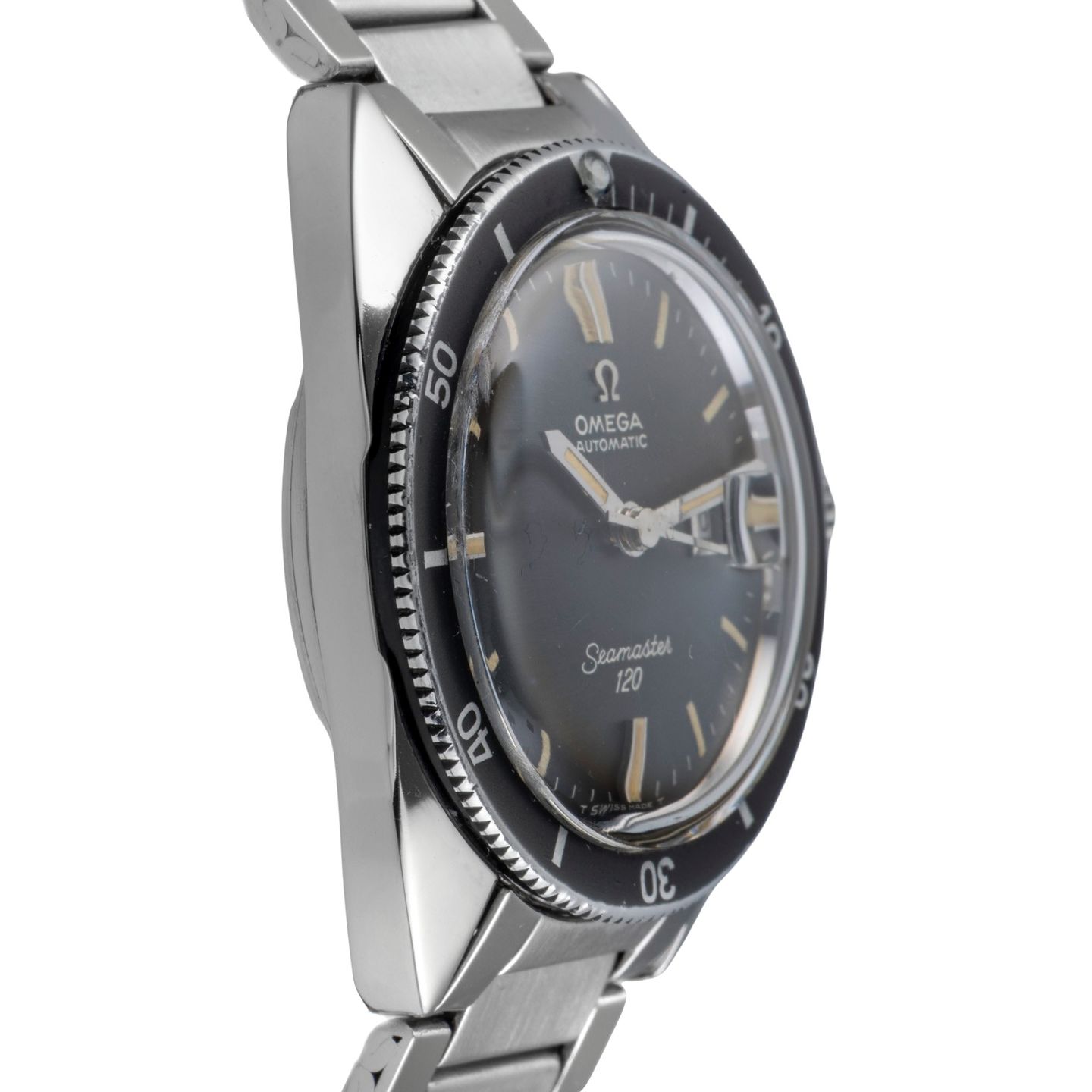 Omega Seamaster 566.0007 (Unknown (random serial)) - Black dial 31 mm Steel case (7/8)