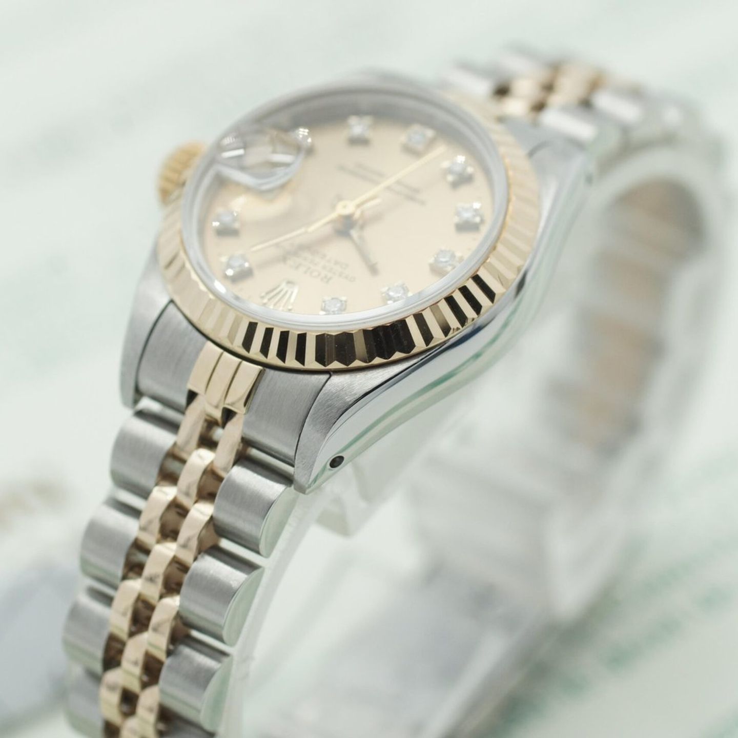 Rolex Lady-Datejust 69173 (1994) - 26mm Goud/Staal (8/8)