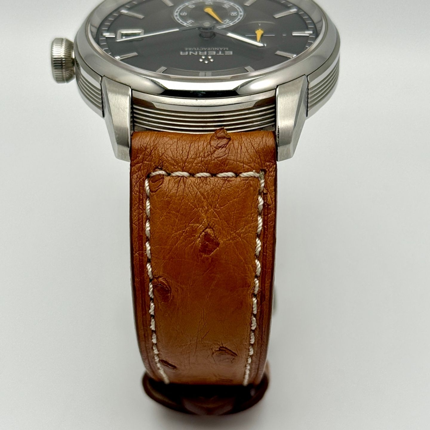 Eterna Unknown 7661.41.56.1352 (Unknown (random serial)) - Grey dial 43 mm Steel case (7/8)