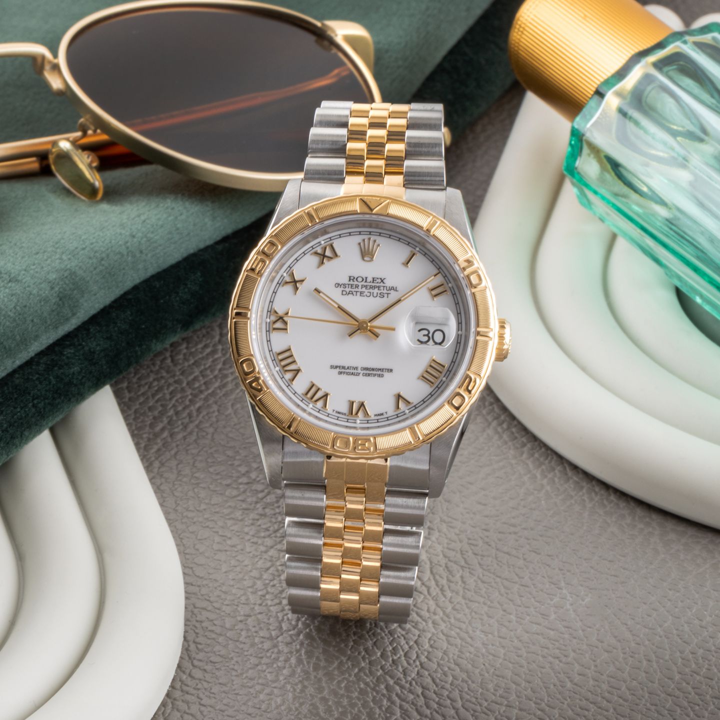 Rolex Datejust Turn-O-Graph 16263 (1994) - 36mm Goud/Staal (2/8)