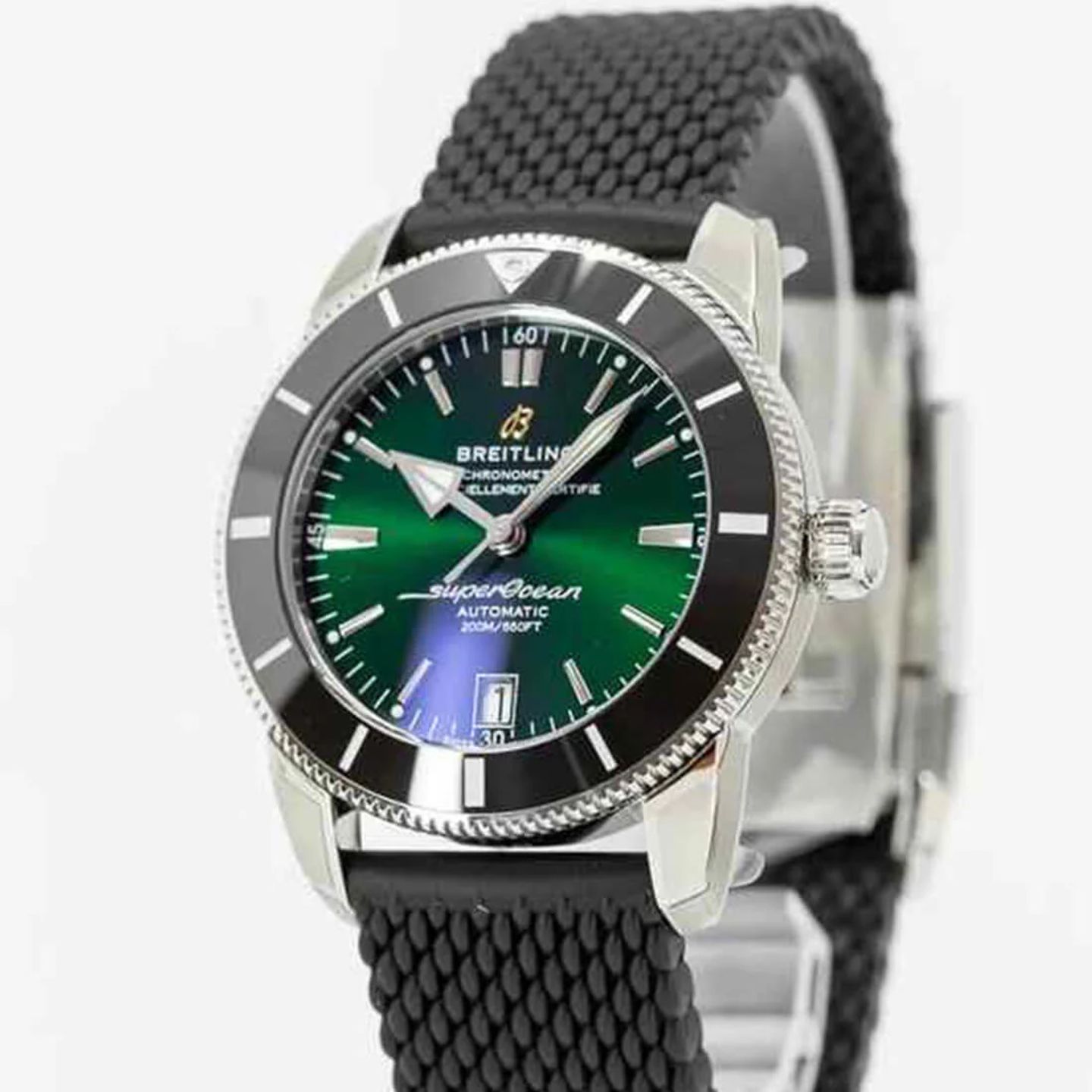 Breitling Superocean Heritage II 42 AB2010121L1S1 (2023) - Green dial 42 mm Steel case (1/2)