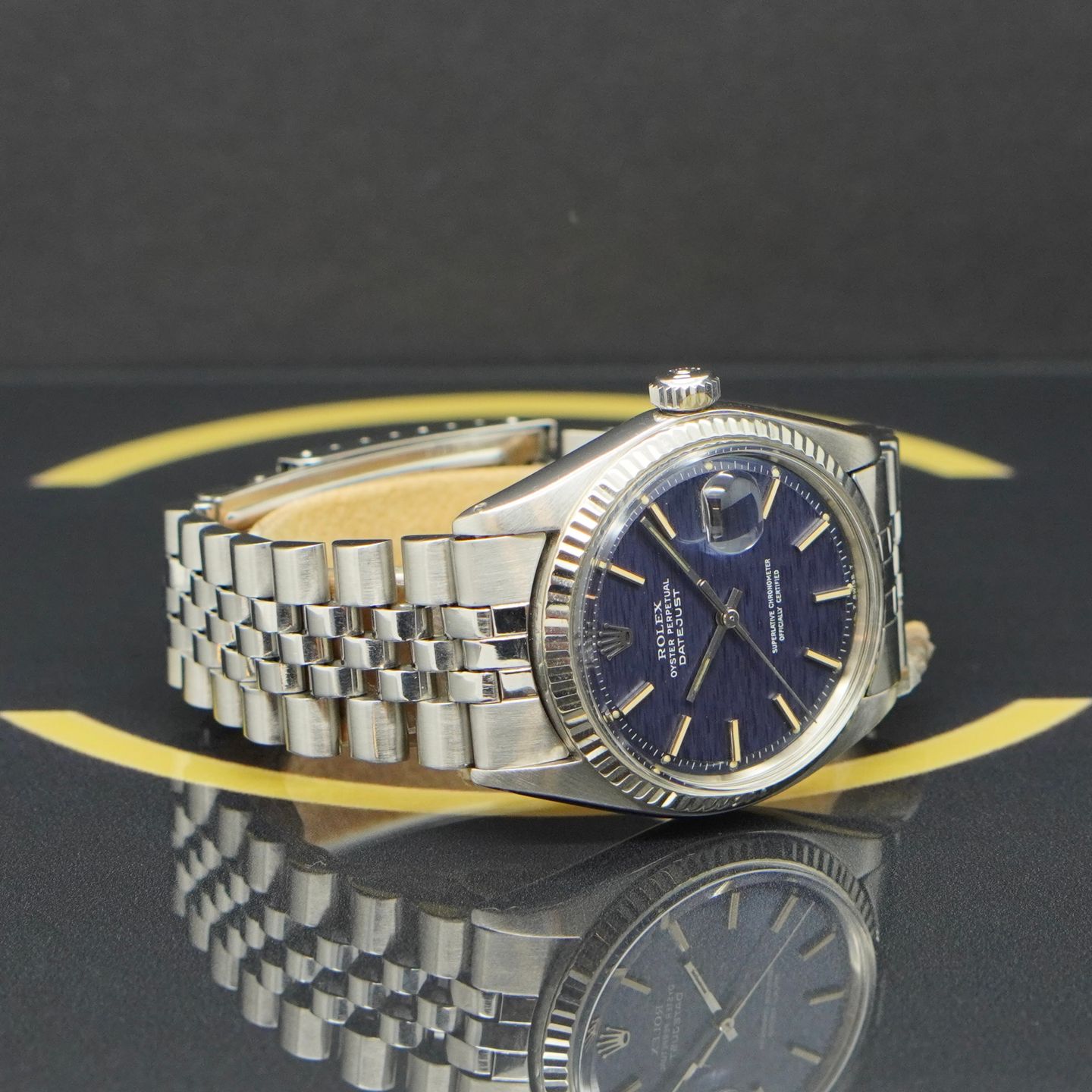 Rolex Datejust 1601 (1971) - Blue dial 36 mm Steel case (5/6)