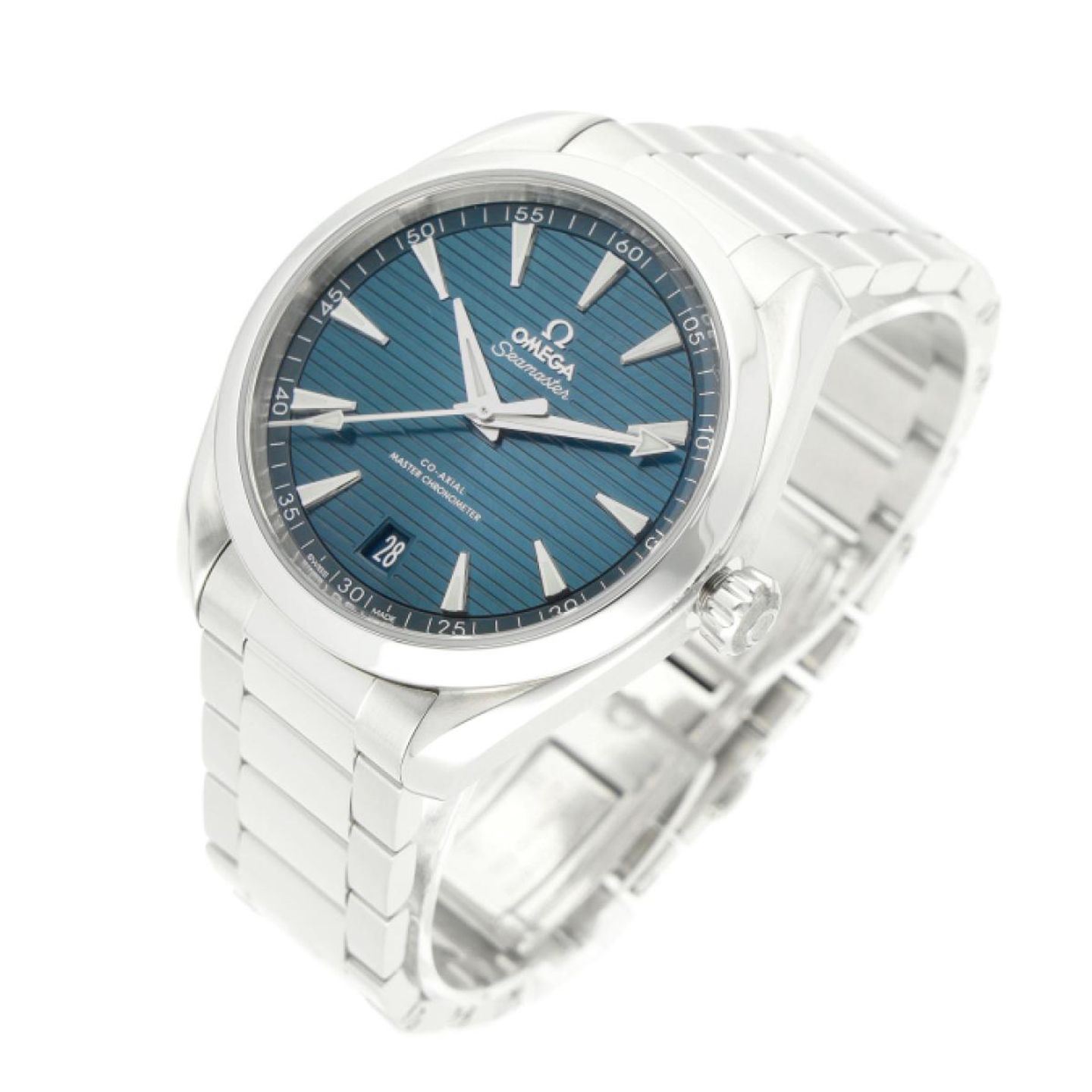 Omega Seamaster Aqua Terra 220.10.41.21.03.002 (2022) - Blue dial 41 mm Steel case (2/5)