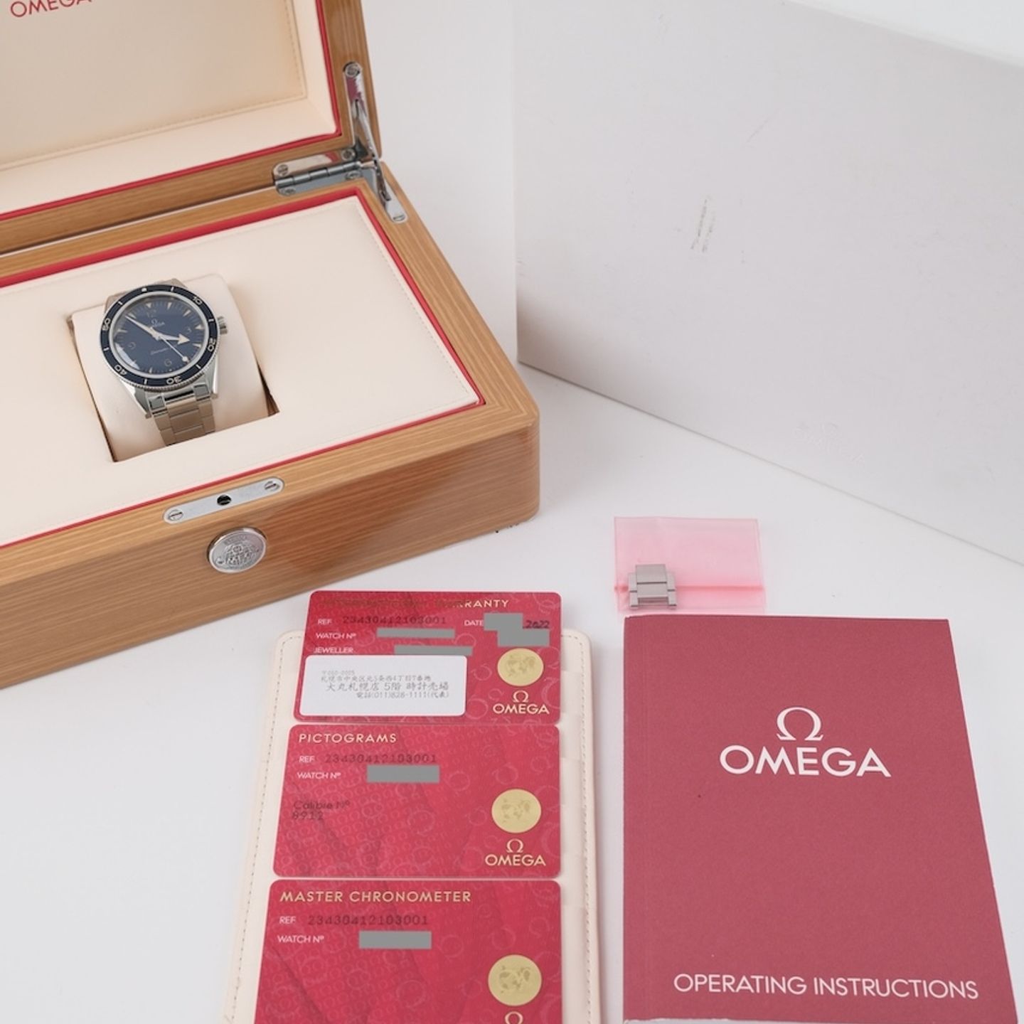 Omega Seamaster 300 234.30.41.21.03.001 (2022) - Blauw wijzerplaat 41mm Staal (8/8)