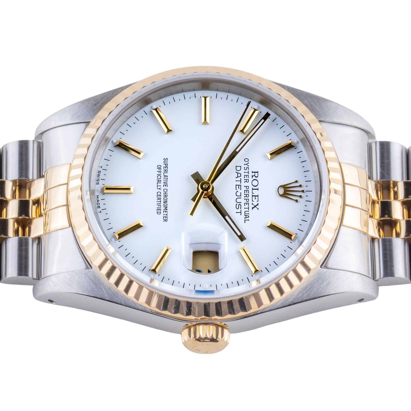 Rolex Datejust 36 16233 (1988) - 36 mm Gold/Steel case (6/8)