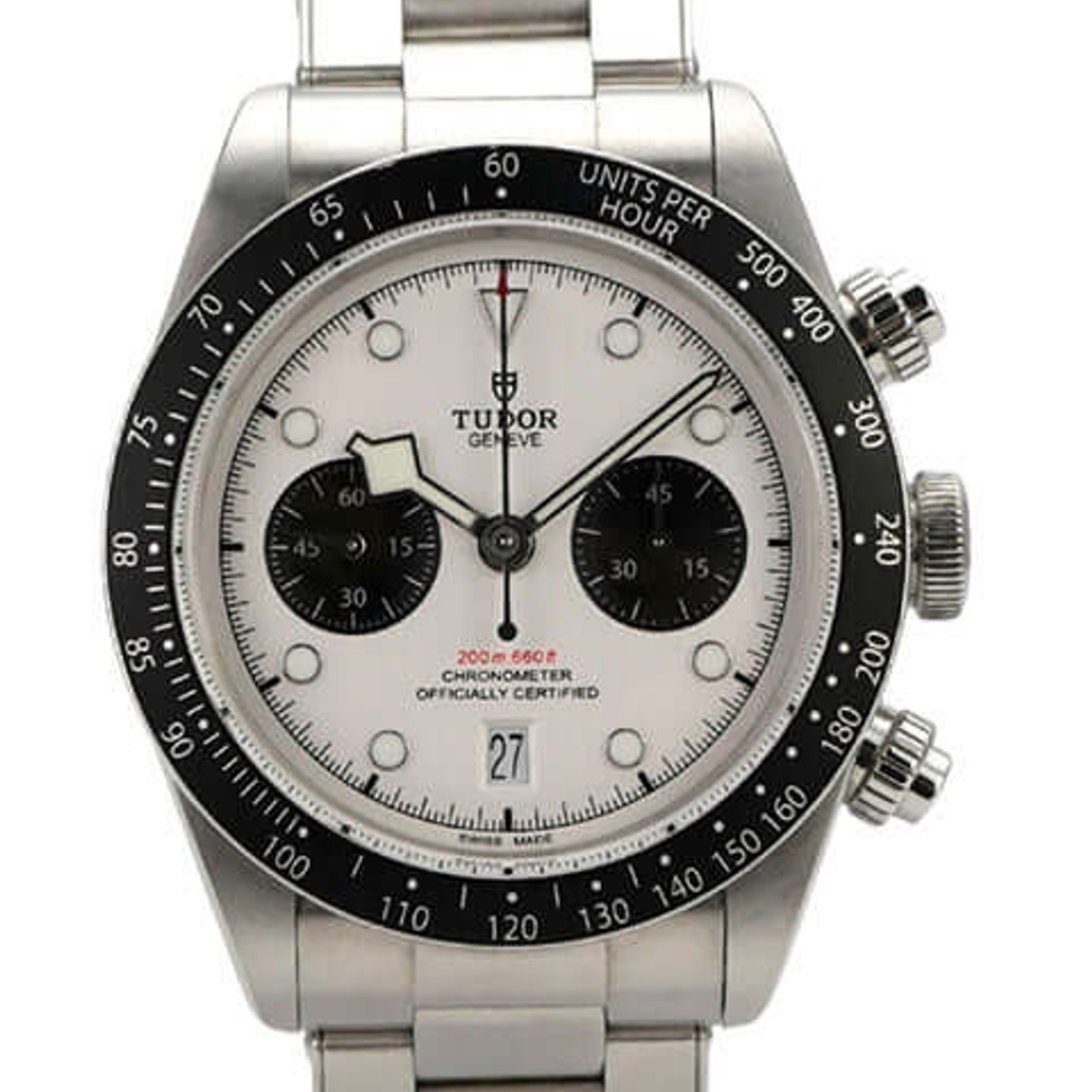 Tudor Black Bay Chrono M79360-0002 (2022) - White dial 41 mm Steel case (1/8)