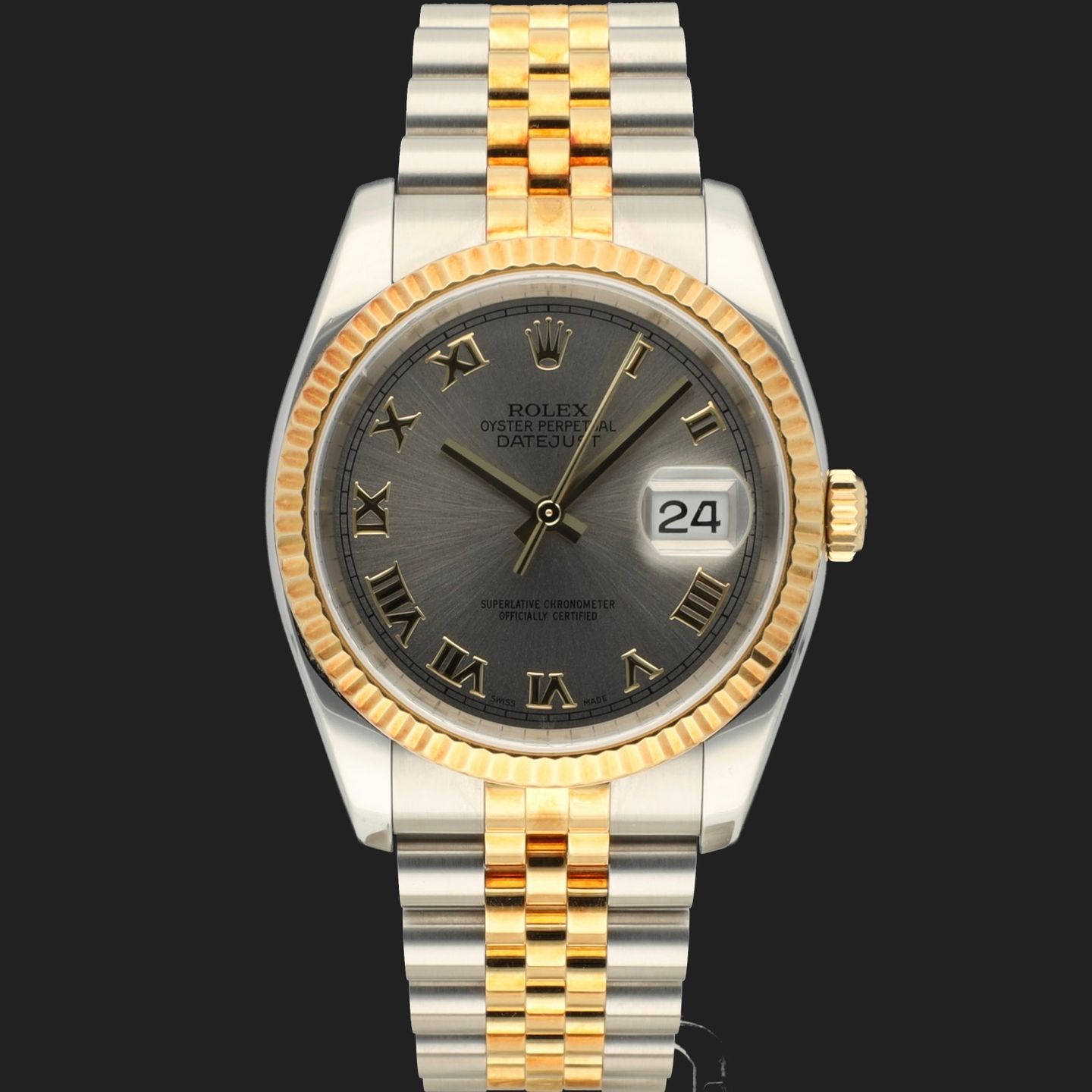 Rolex Datejust 36 116233 (2003) - 36mm Goud/Staal (3/8)