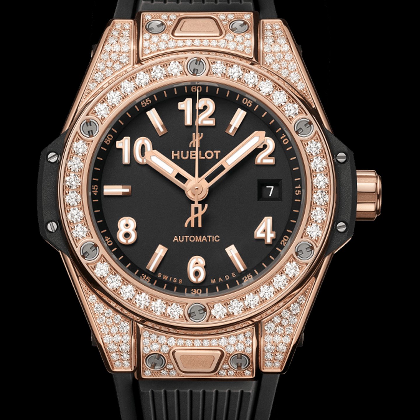 Hublot Big Bang 485.OX.1180.RX.1604 (2024) - Zwart wijzerplaat 33mm Roségoud (1/1)