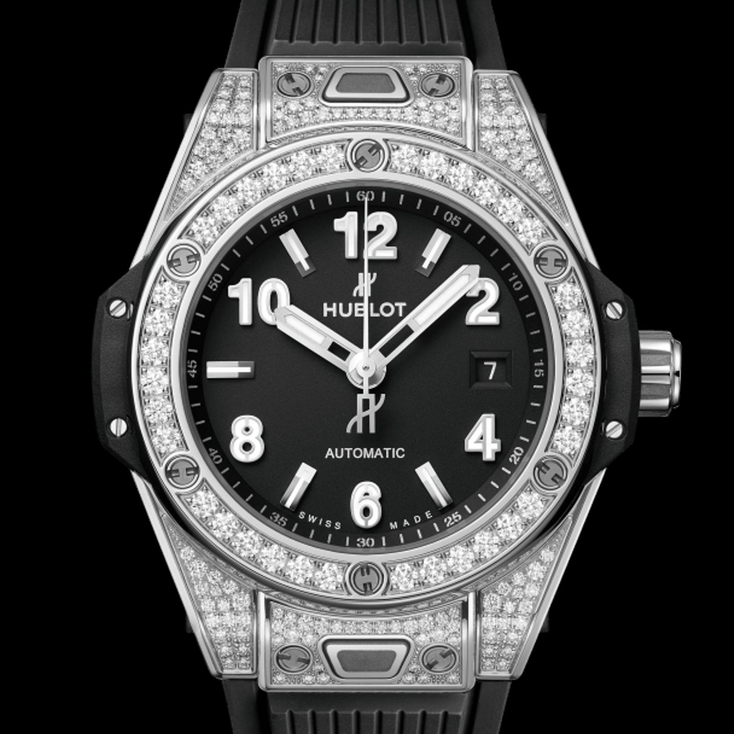 Hublot Big Bang 485.SX.1170.RX.1604 (2024) - Zwart wijzerplaat 33mm Staal (1/1)