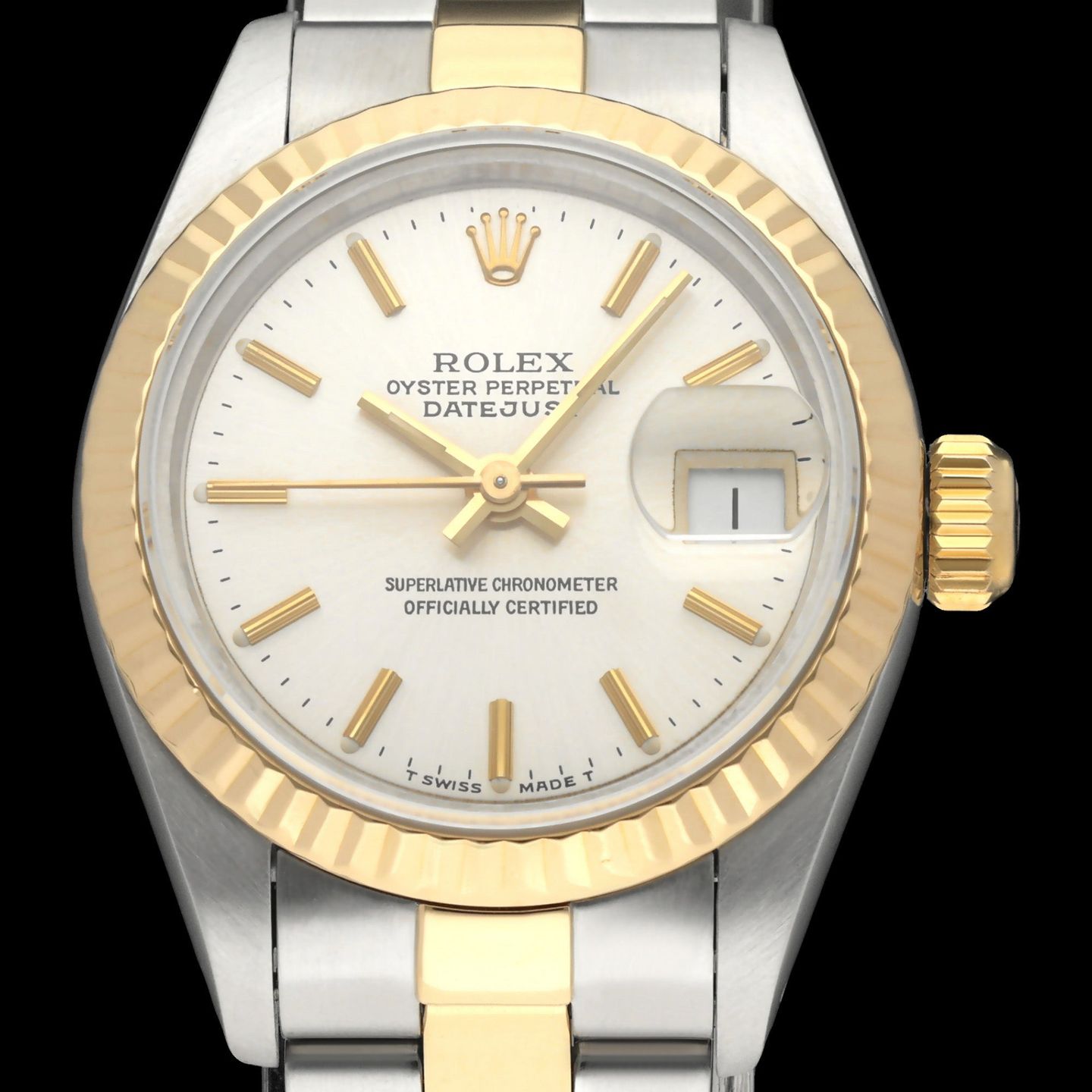 Rolex Lady-Datejust 69173 (1991) - 26mm Goud/Staal (1/8)