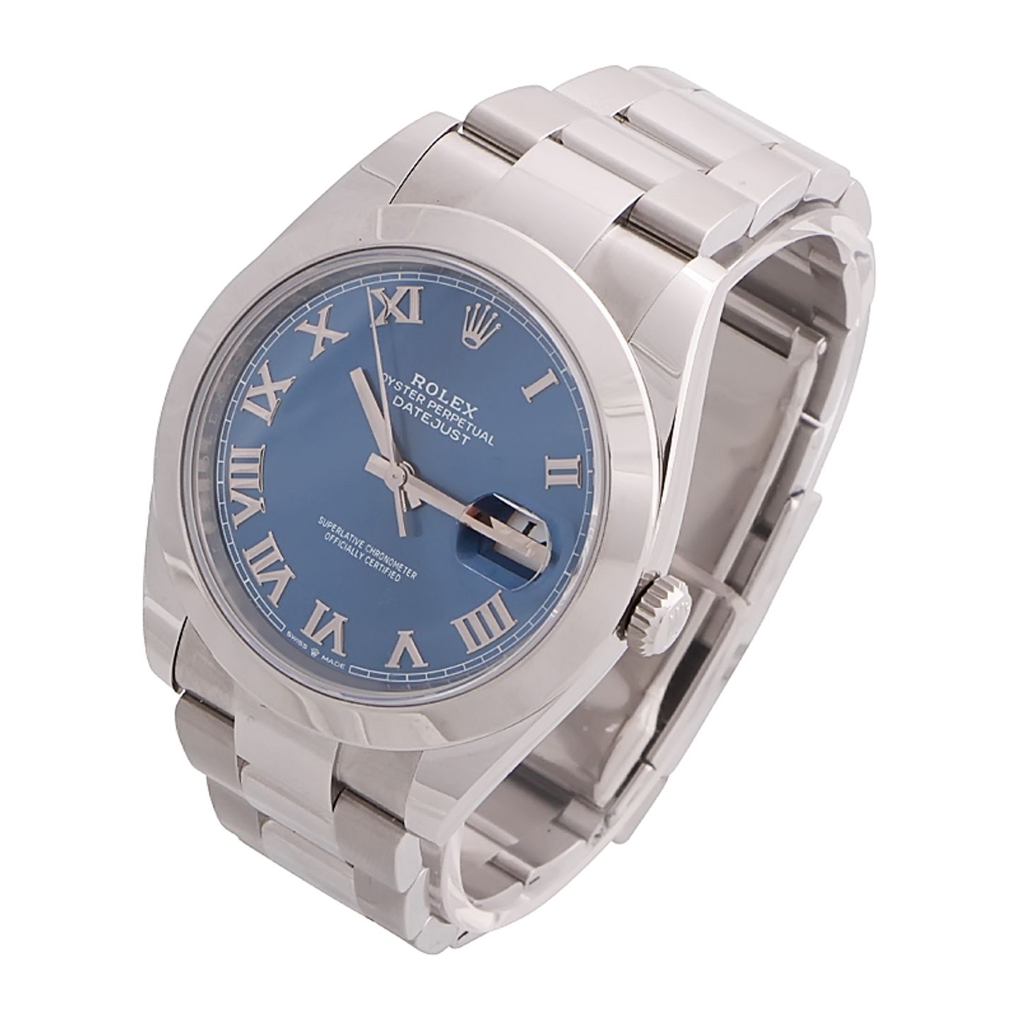 Rolex Datejust 41 126300 (2024) - Blauw wijzerplaat 41mm Staal (2/4)