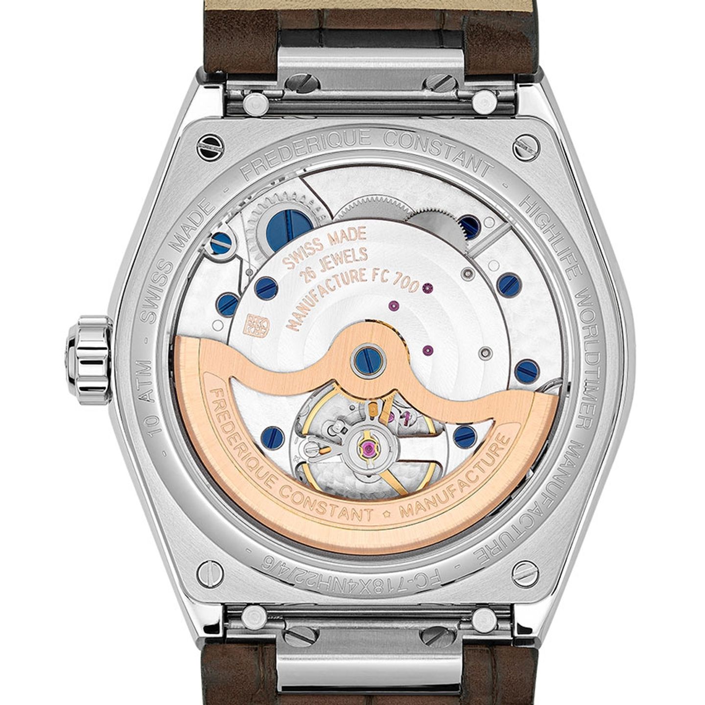 Frederique Constant Manufacture Worldtimer FC-718C4NH6 - (5/7)