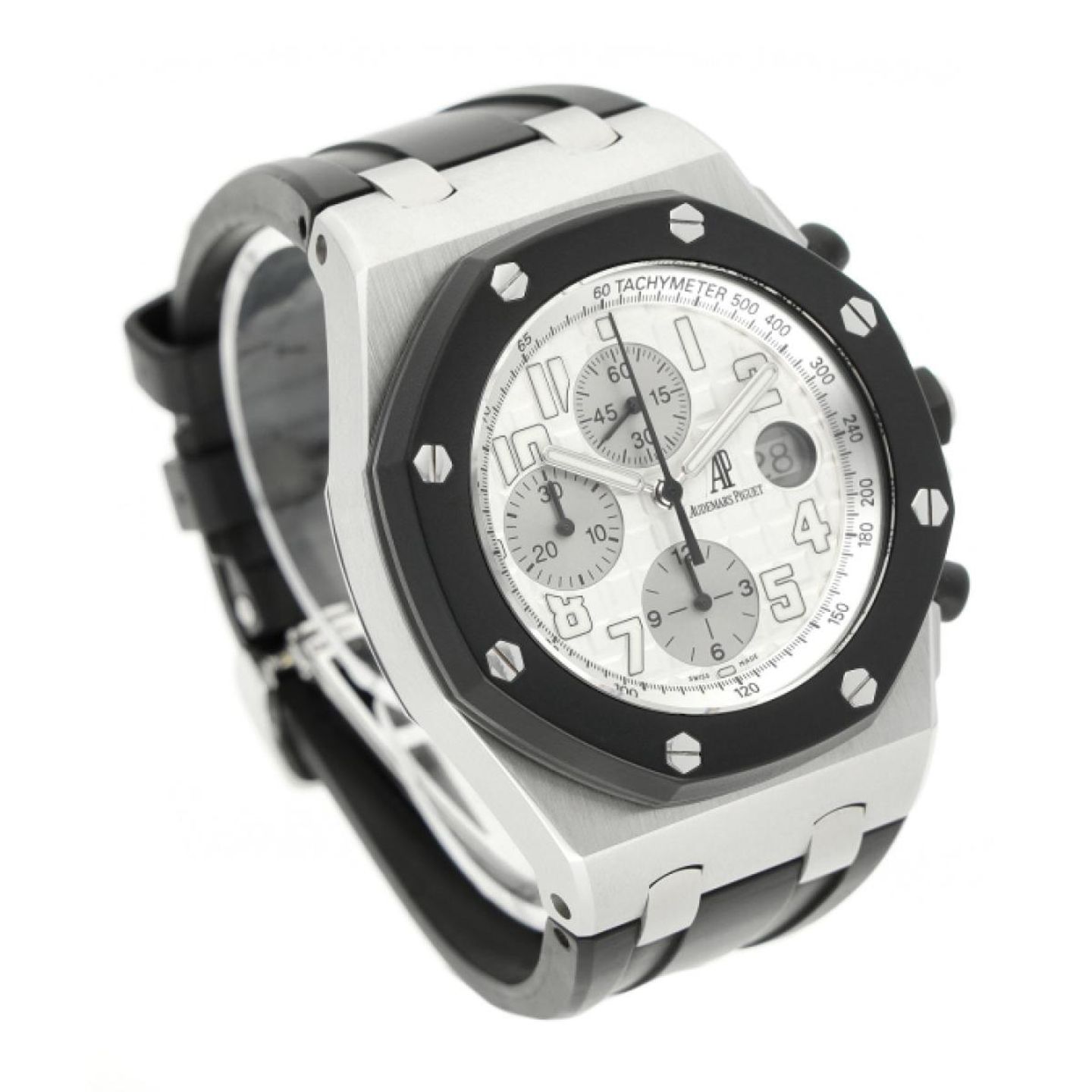Audemars Piguet Royal Oak Offshore Chronograph 25940SK.OO.D002CA.02.A (2005) - Zilver wijzerplaat 42mm Staal (3/5)