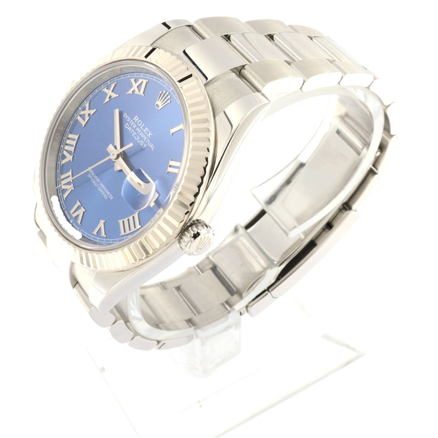 Rolex Datejust 41 126334 (2023) - Blauw wijzerplaat 41mm Staal (2/5)