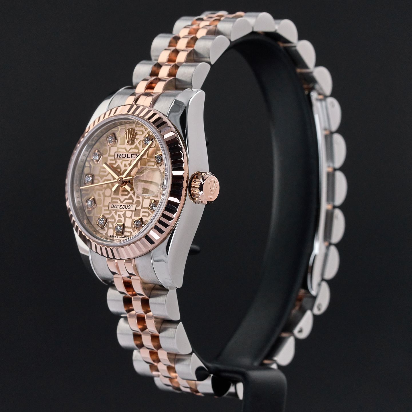 Rolex Lady-Datejust 179171 (2008) - Roze wijzerplaat 26mm Goud/Staal (4/8)