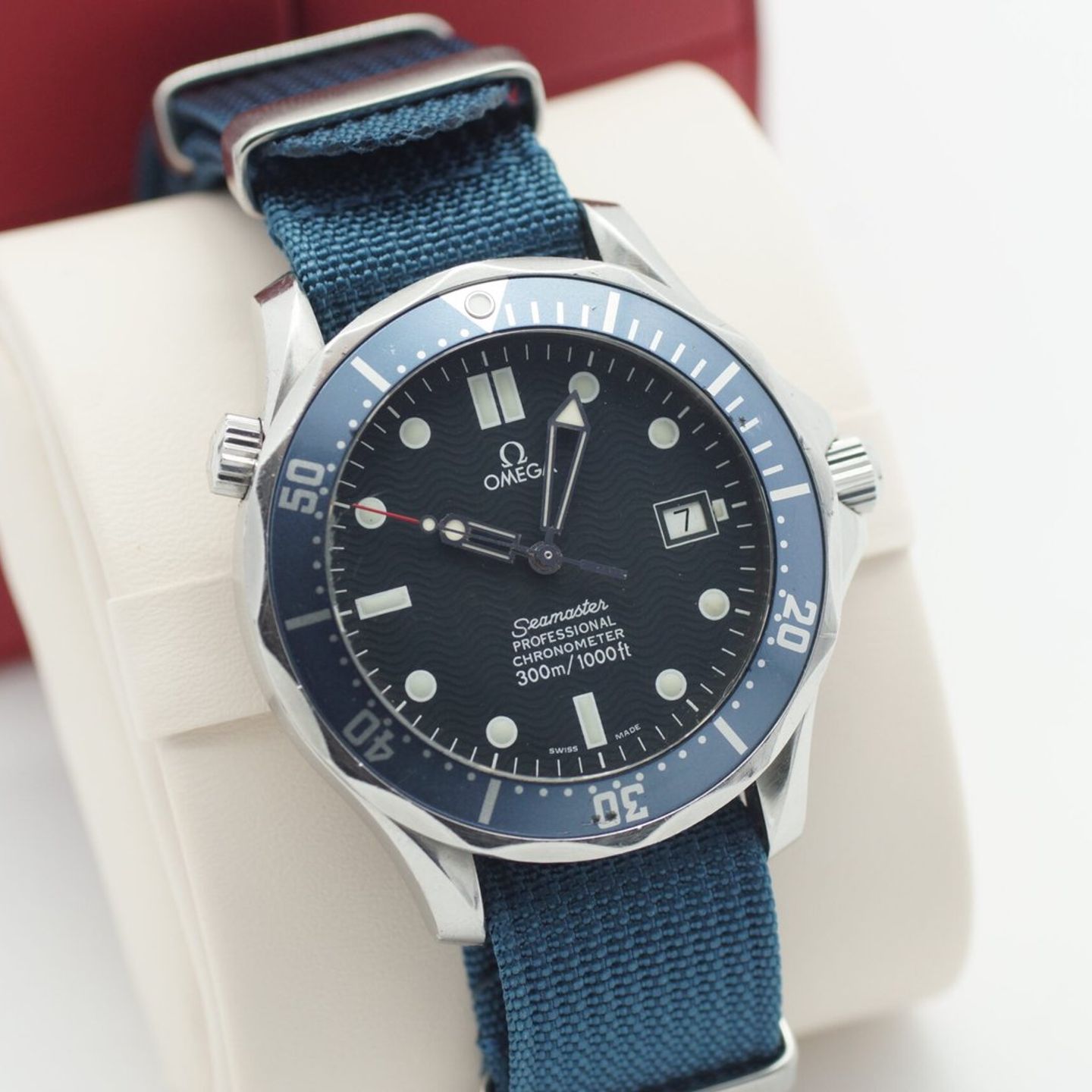 Omega Seamaster Diver 300 M 2531.80.00 (2000) - Blue dial 41 mm Steel case (1/8)