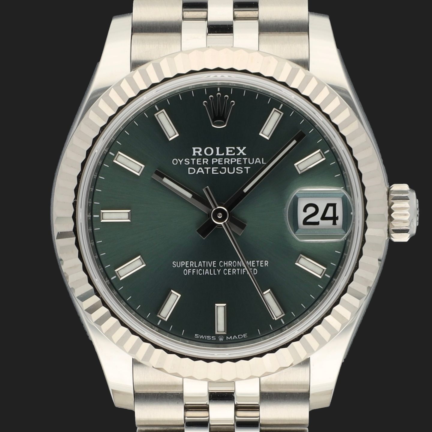 Rolex Datejust 31 278274 (2024) - Groen wijzerplaat 31mm Staal (2/8)