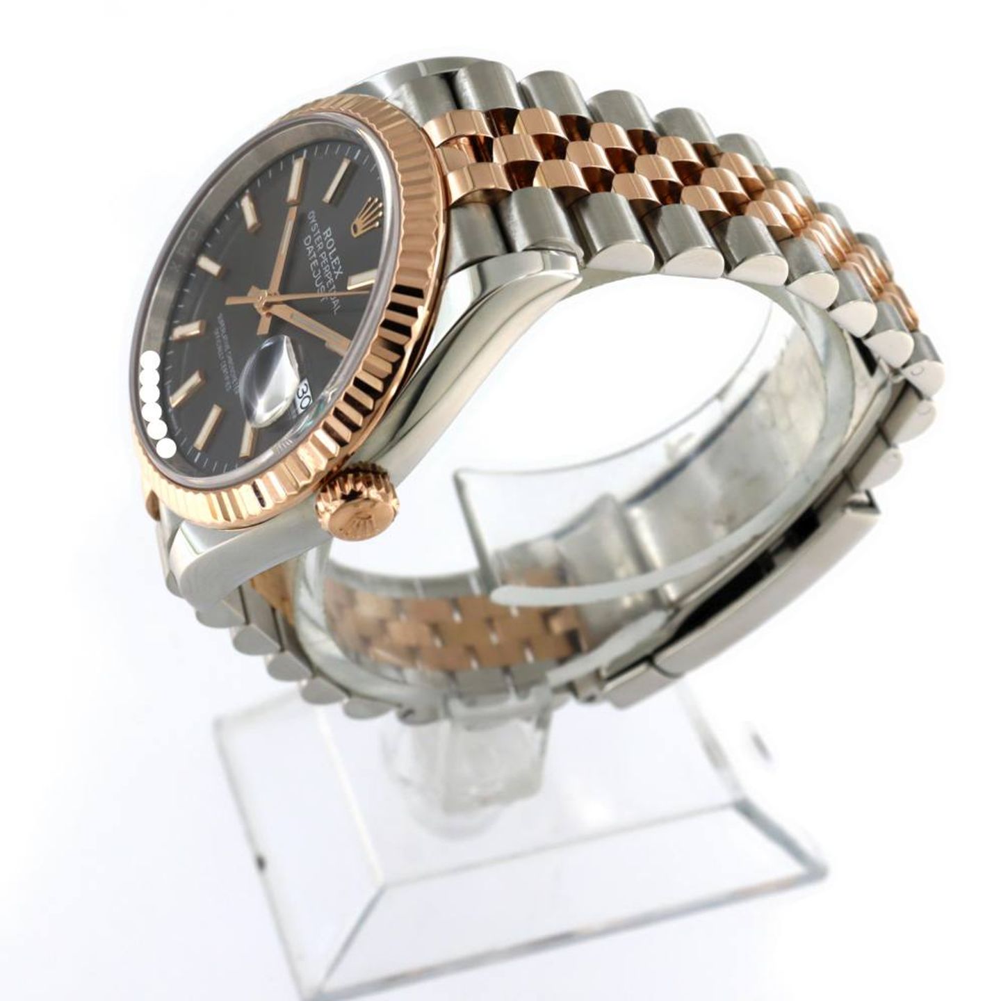 Rolex Datejust 36 126231 (Unknown (random serial)) - Grey dial 36 mm Gold/Steel case (2/4)