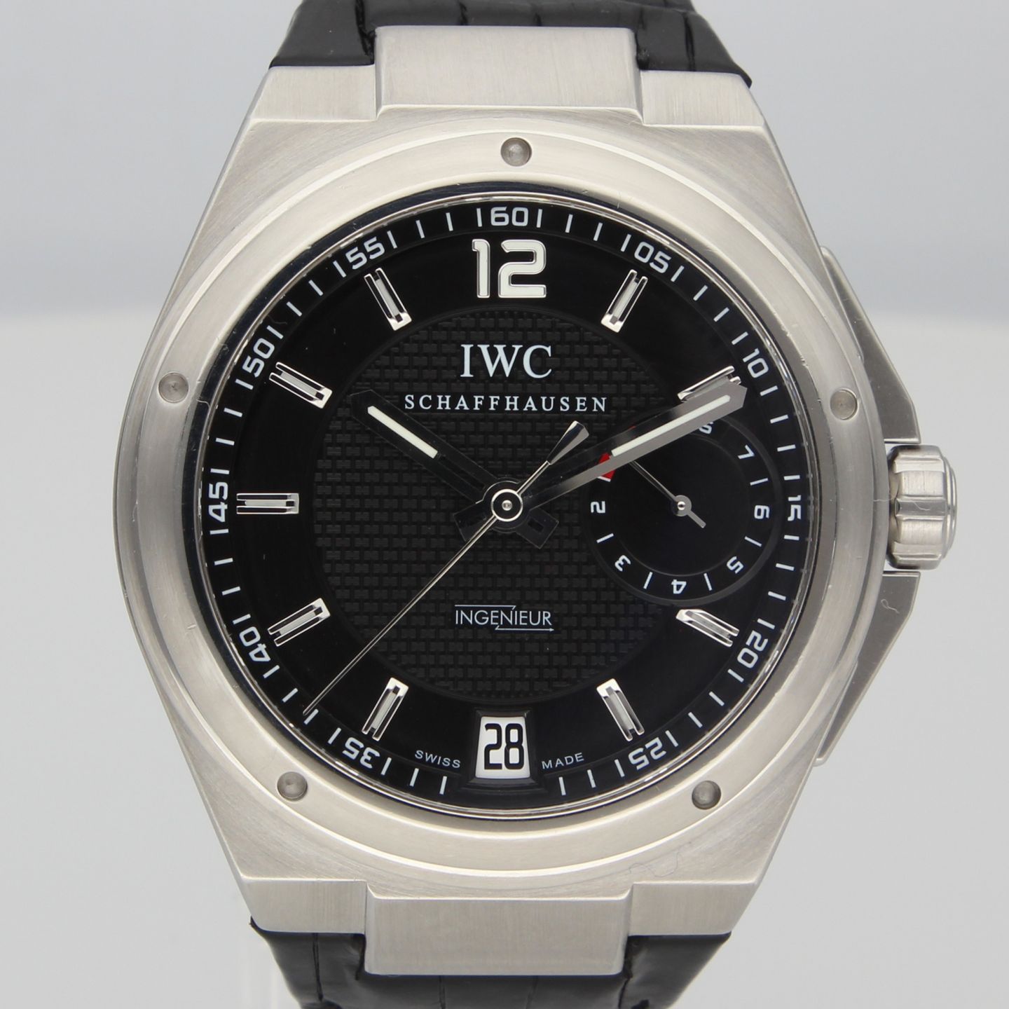 IWC Big Ingenieur IW500501 (2008) - Black dial 46 mm Steel case (1/8)