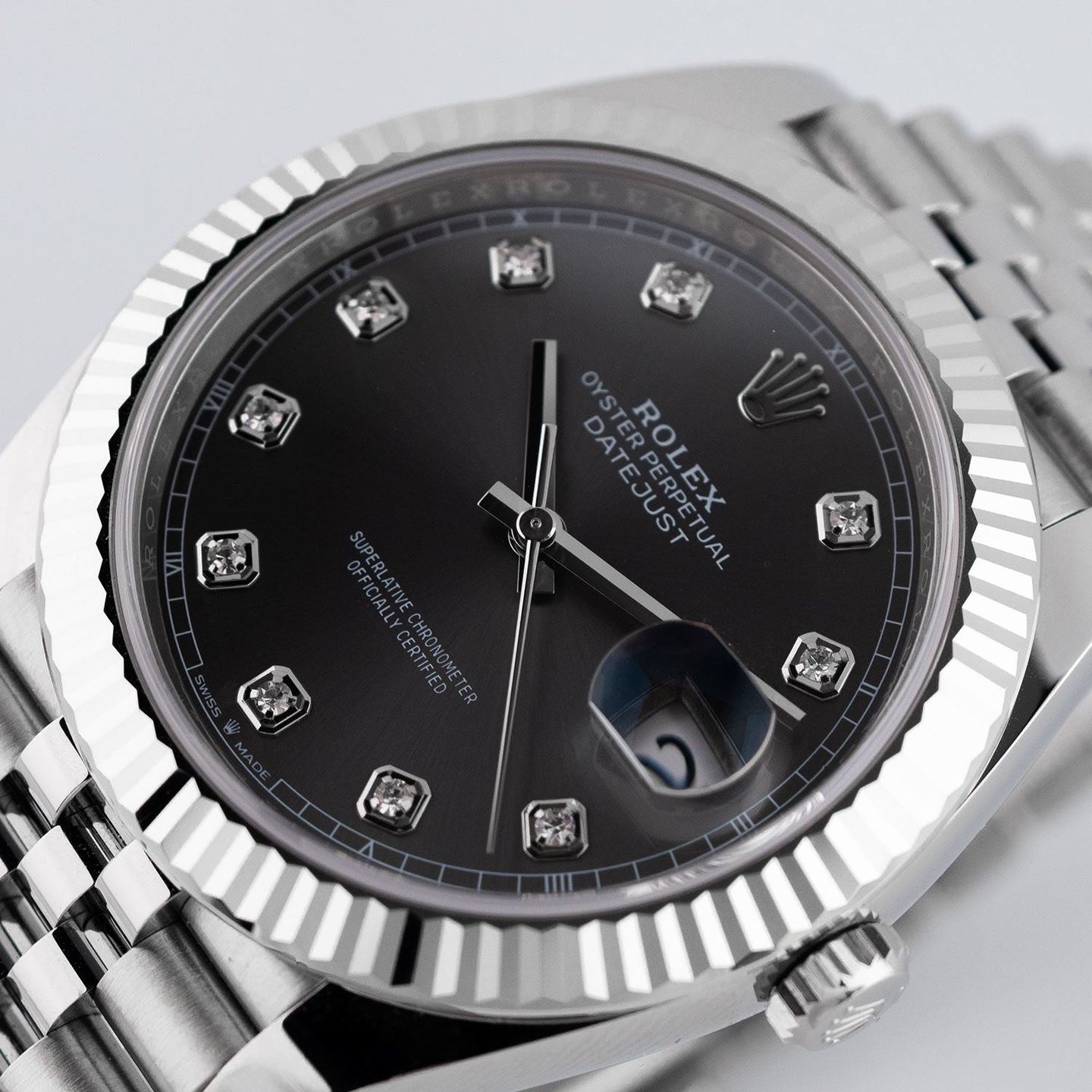 Rolex Datejust 41 126334 (2021) - Grijs wijzerplaat 41mm Staal (3/7)