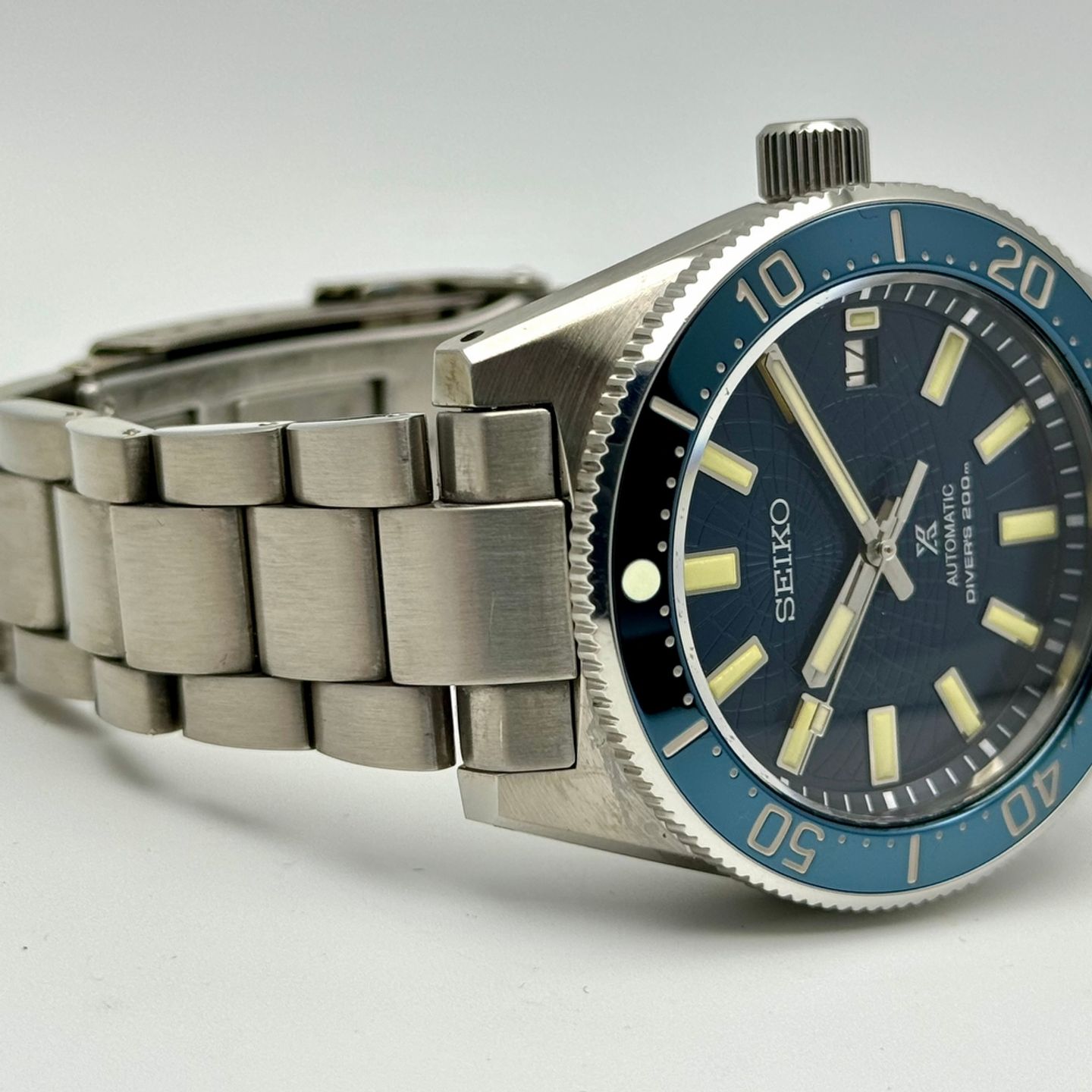 Seiko Prospex SLA065J1 (2023) - Blauw wijzerplaat 41mm Staal (6/10)